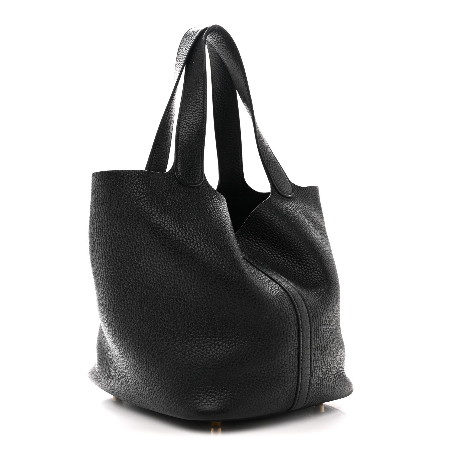 Taurillon Clemence Picotin Lock 22 MM  Black