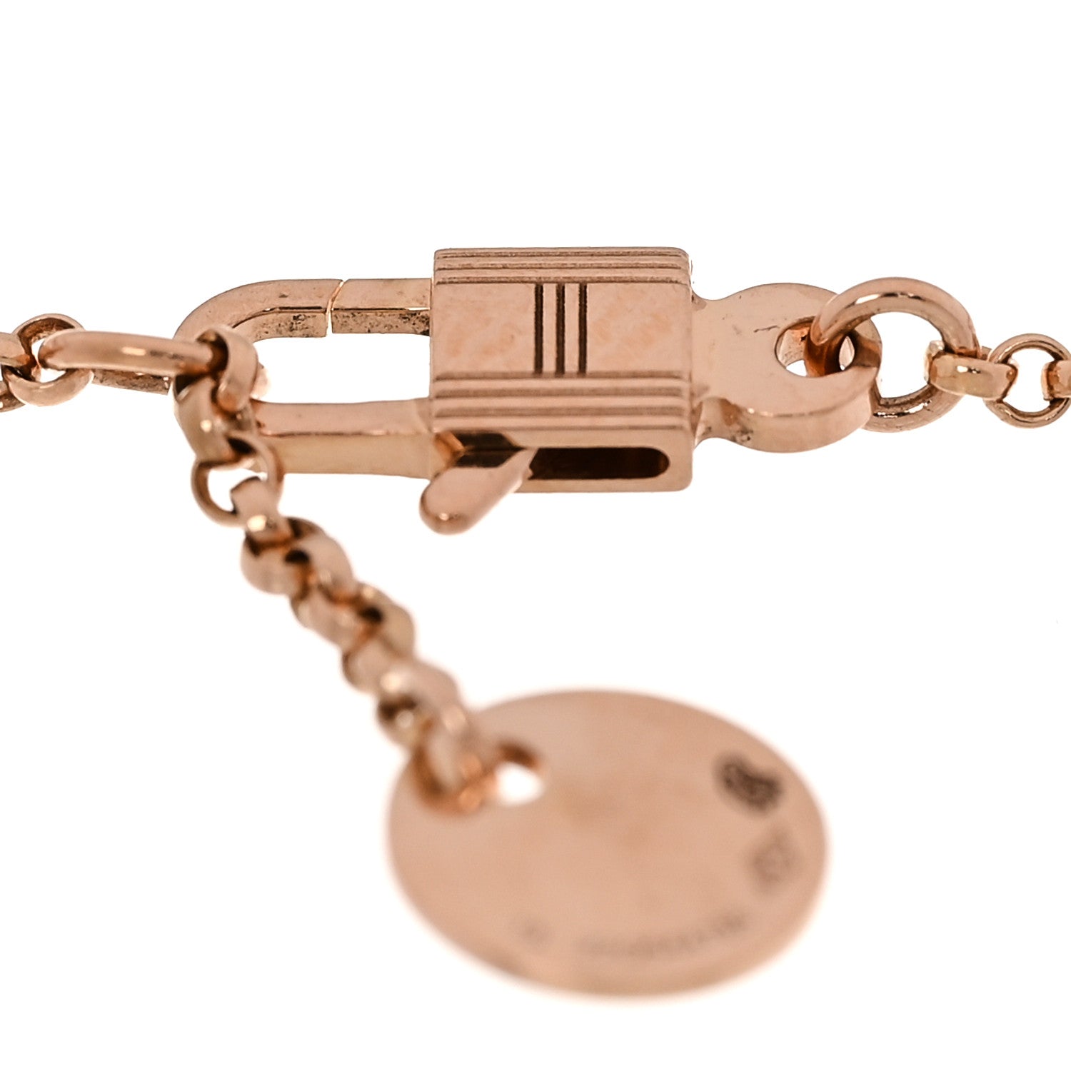 18K Rose Gold Diamond Clou d'H Bracelet