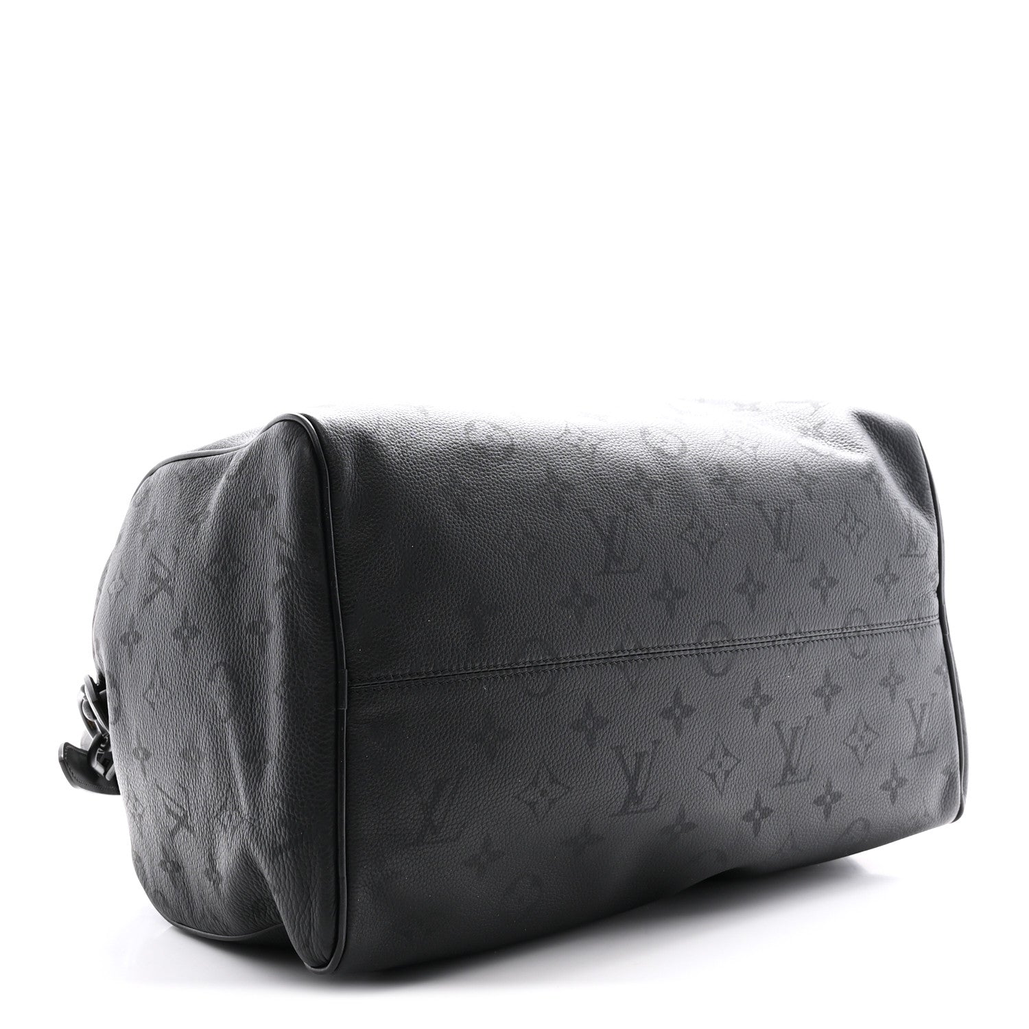 Calfskin Monogram Speedy P9 Bandouliere 40 Ultra Black