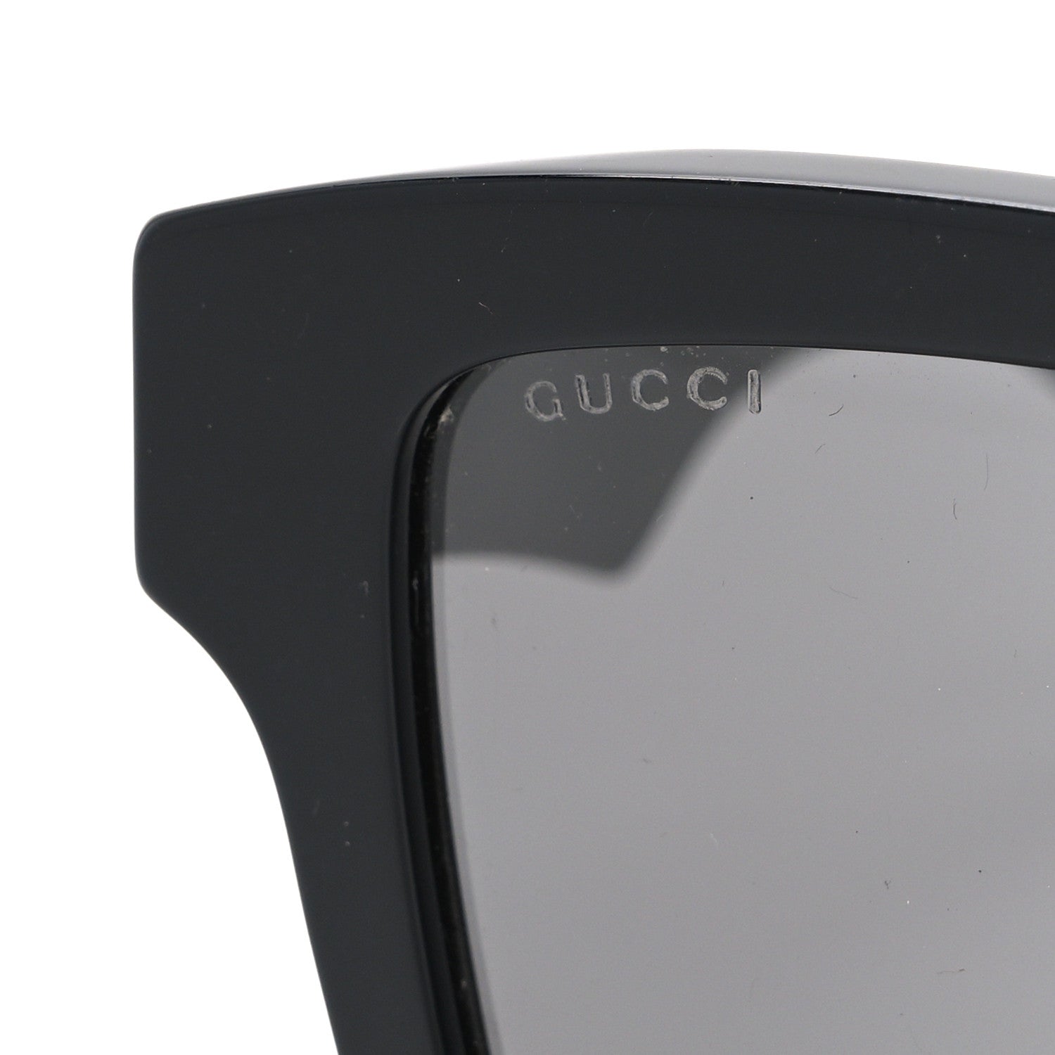 Acetate Rectangle Sunglasses GG0962S Black Khaki