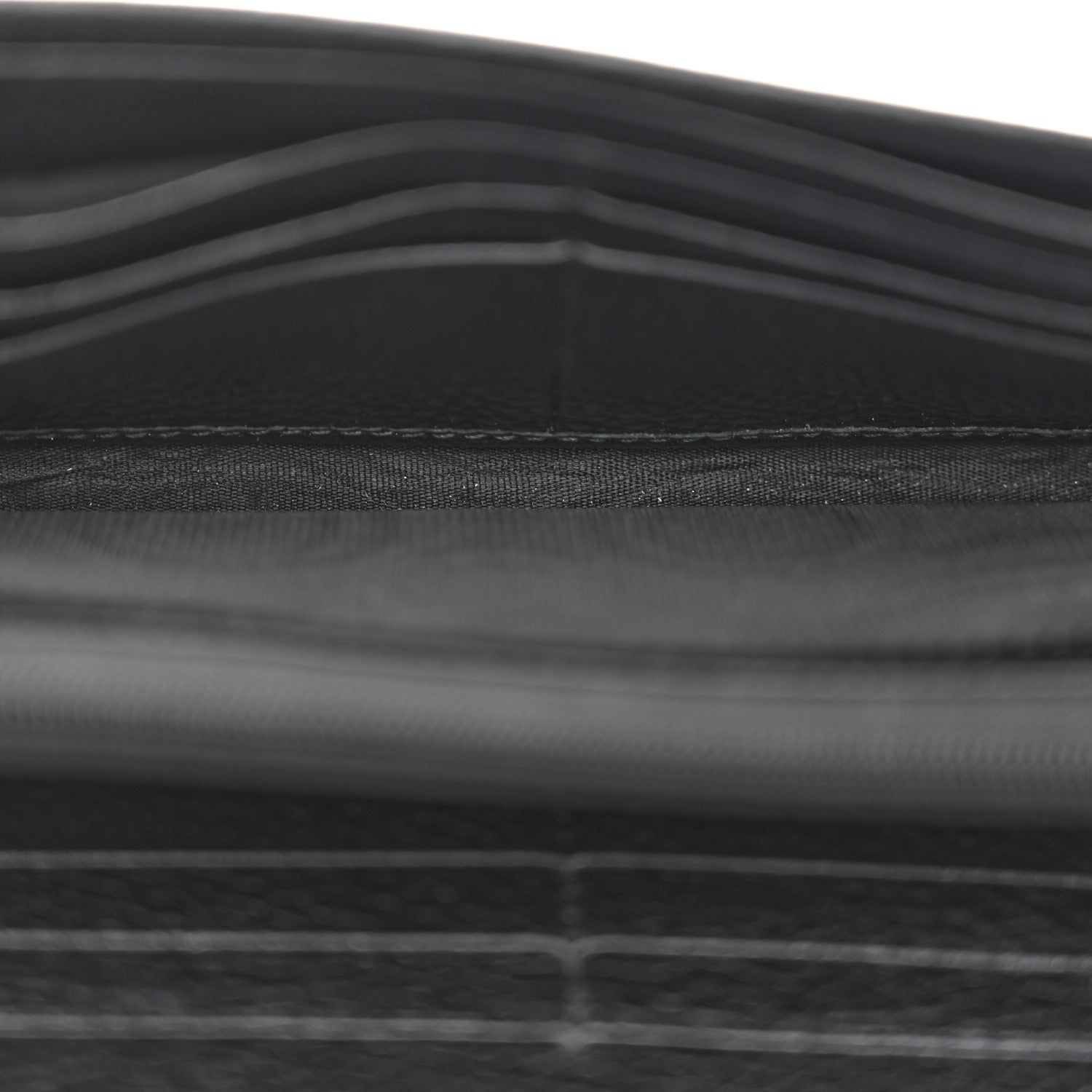 Pebbled Calfskin Large Soho Continental Wallet Black