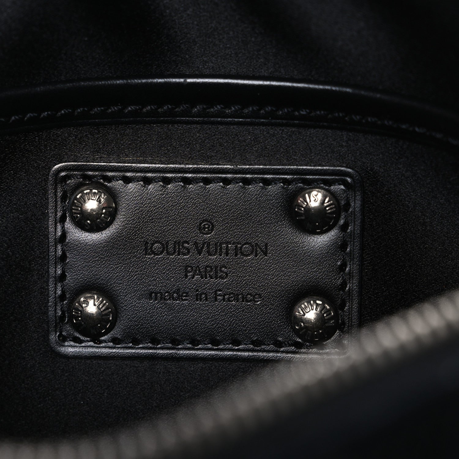 Satin Mini Monogram Conte De Fees Pochette Black