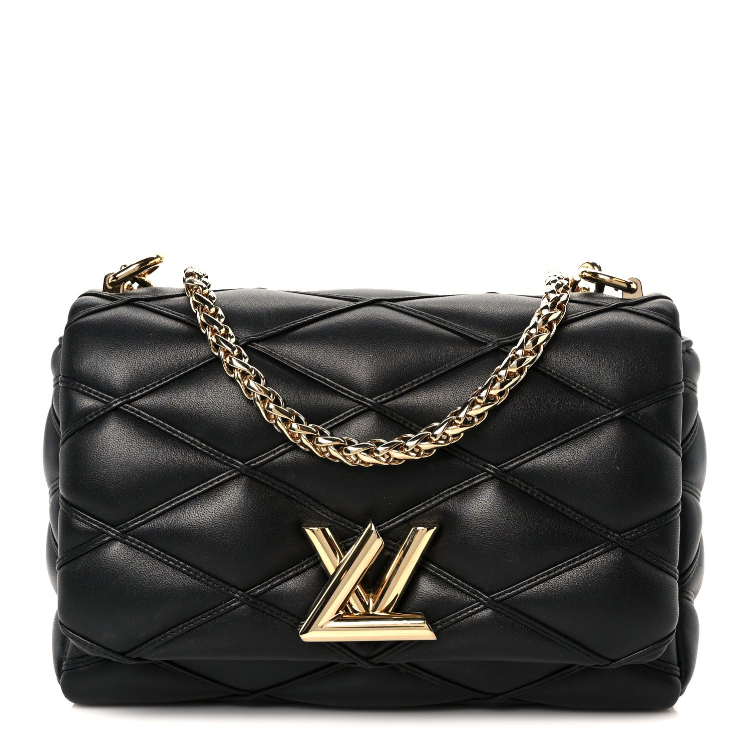 Lambskin Malletage Top Handle GO-14 MM Black
