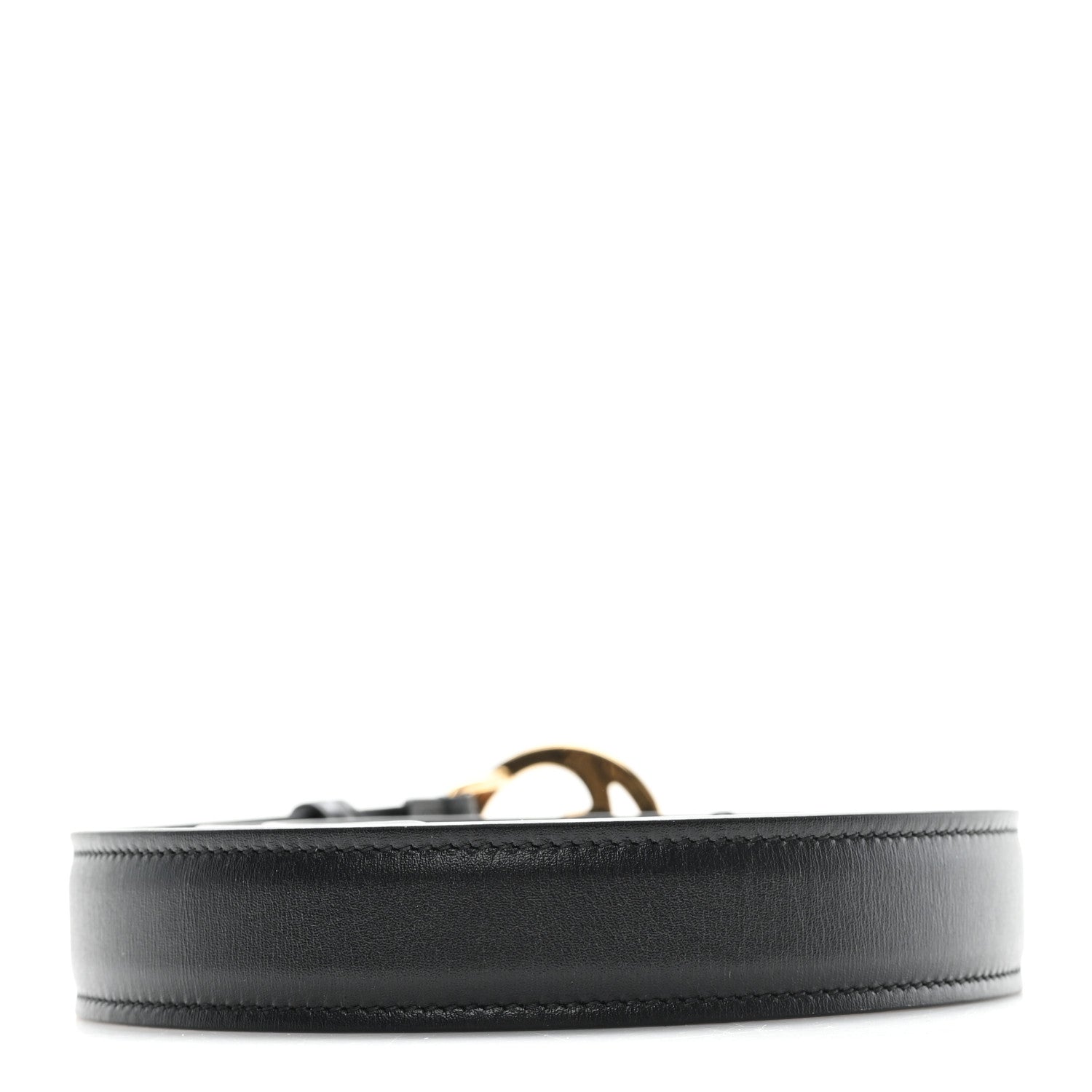 Ciny Lux Calfskin Blondie 30mm Belt 95 38 Black