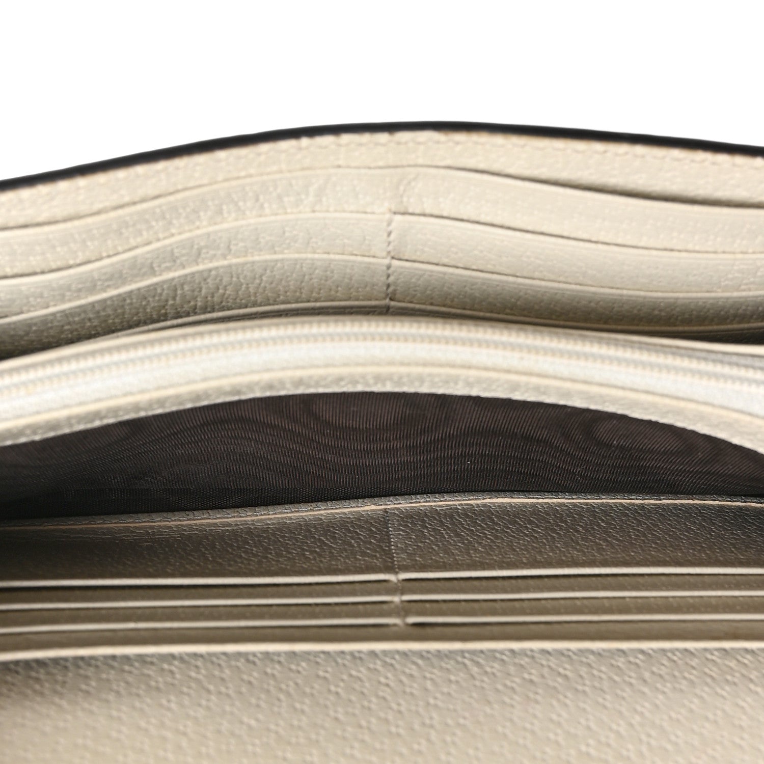 GG Supreme Monogram Flora Web Ophidia Continental Wallet White