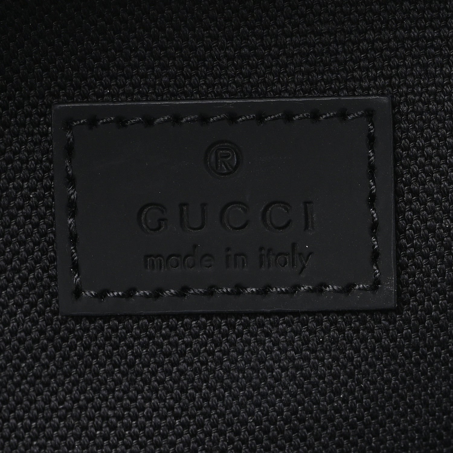 Rubber GG Backpack Black