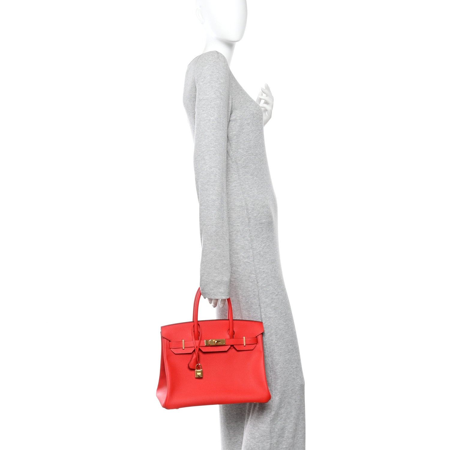 Epsom BIRKIN 30 Rouge de Coeur