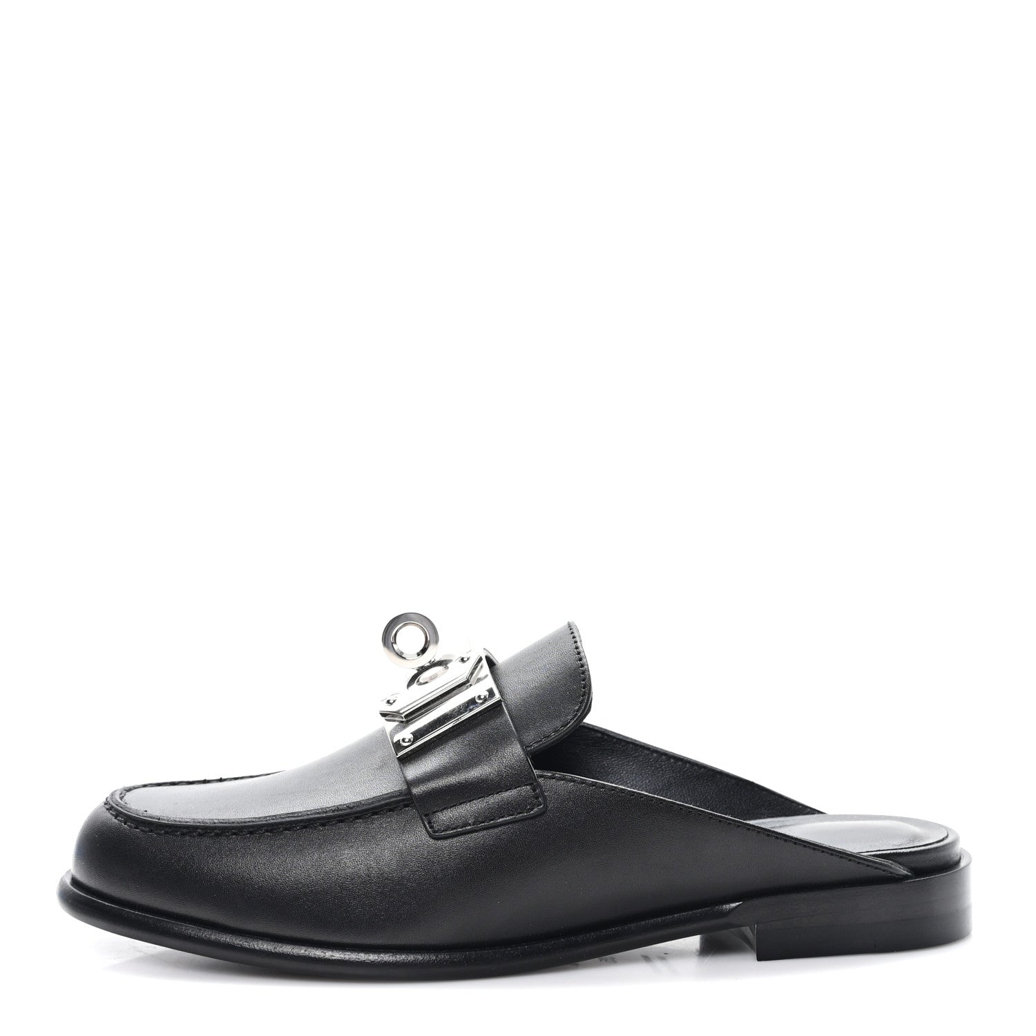 Calfskin Iota Mules 35 Black