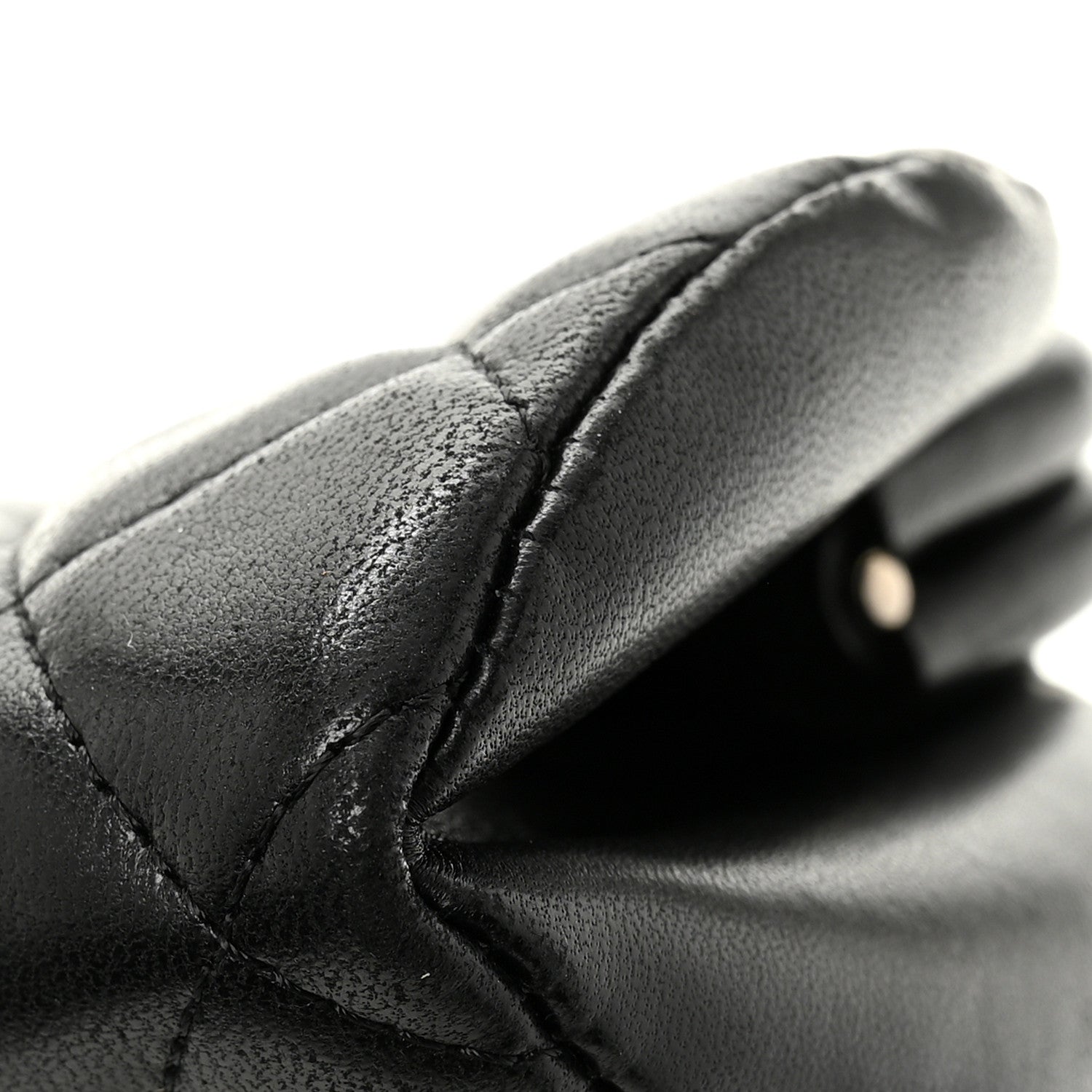 Lambskin Quilted Timeless Clutch Black