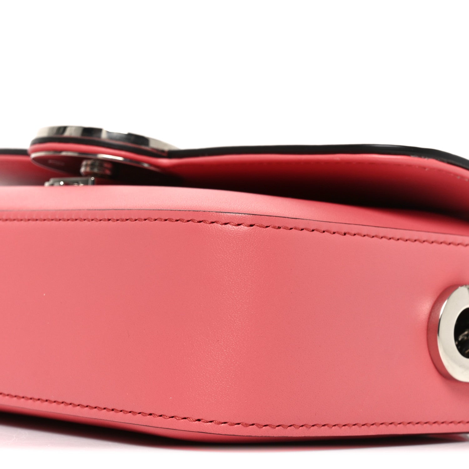 Senna Calfskin Petite GG Top Handle Shoulder Bag Pink