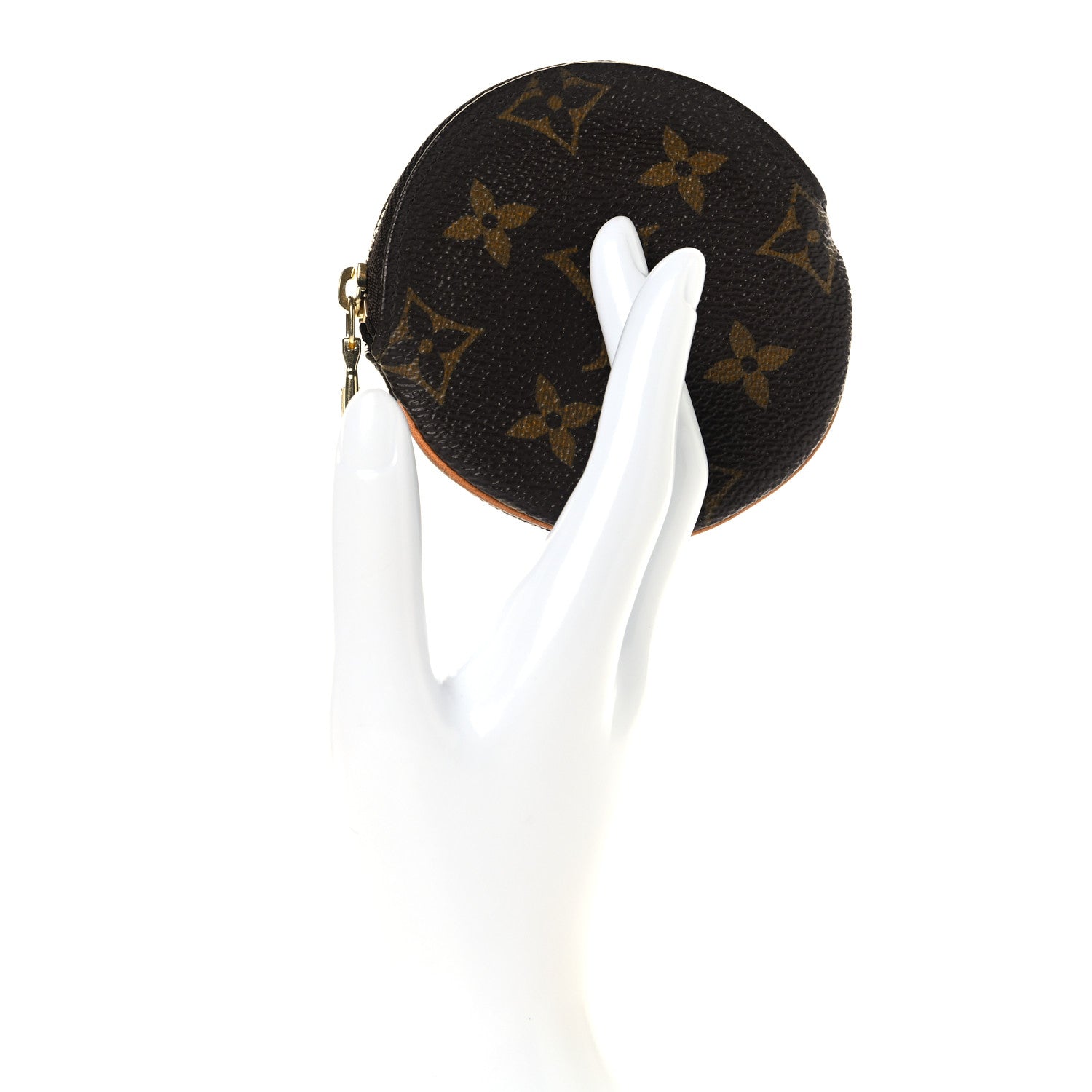 Monogram Round Coin Purse