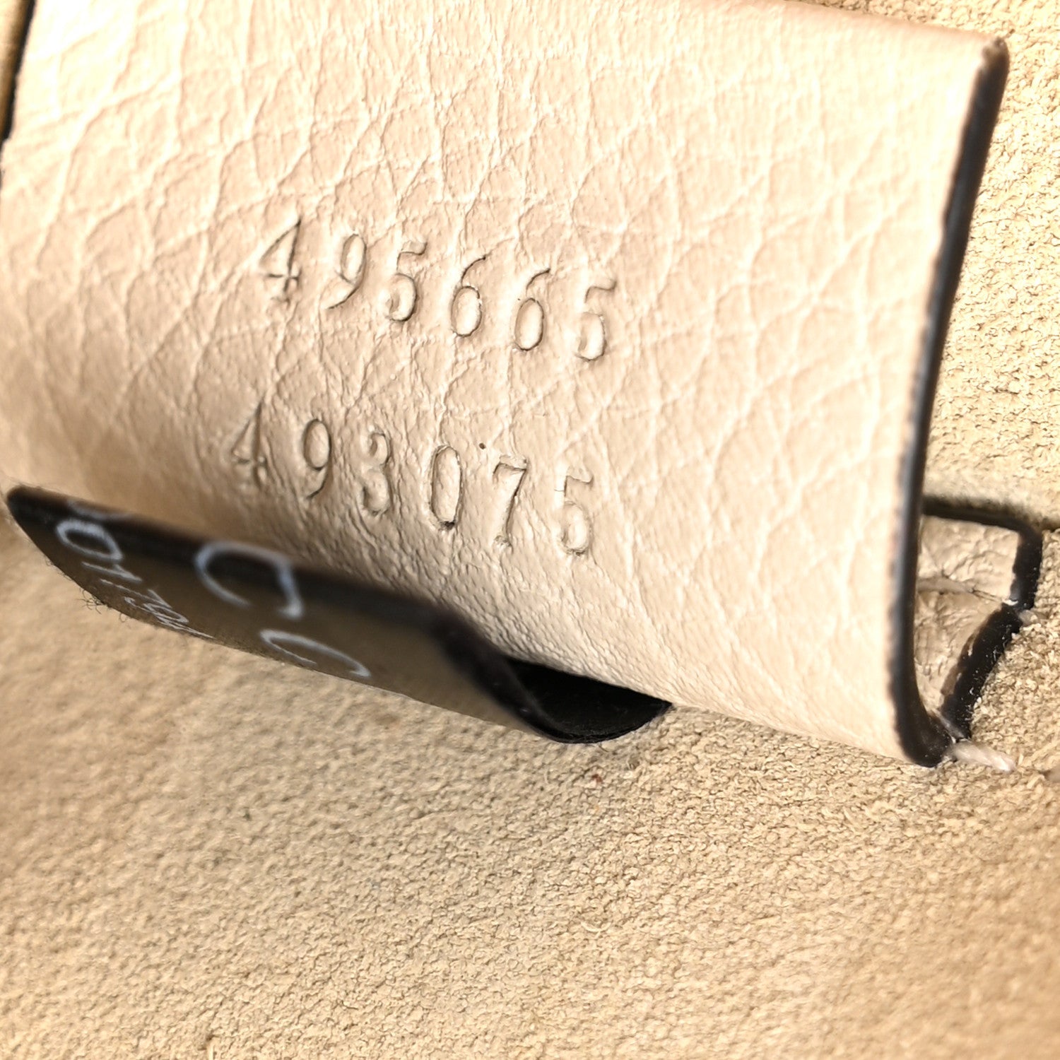 Pebbled Calfskin Medium Logo Portfolio Clutch White