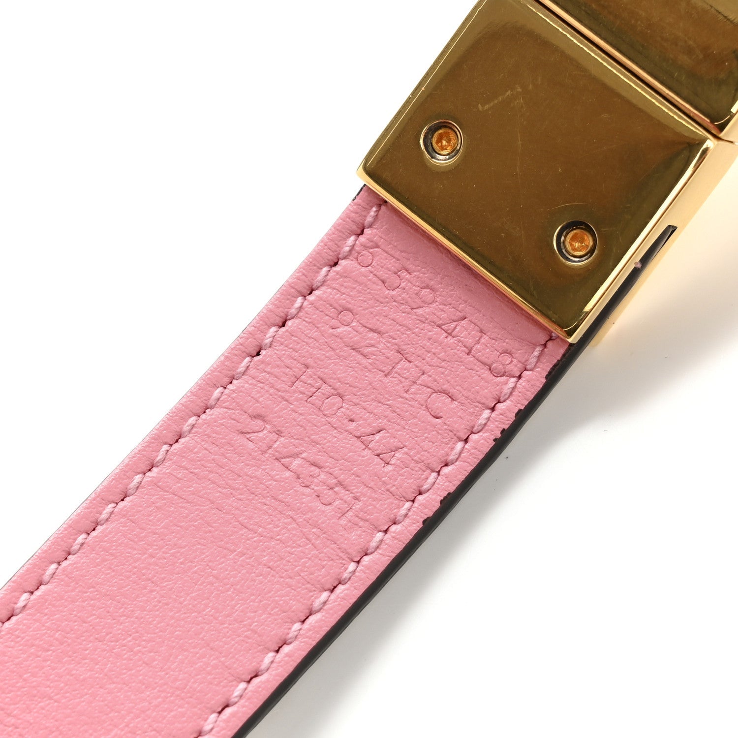 GG Supreme Monogram Plutone Calfskin Double G Reversible 20mm 110 44 Belt