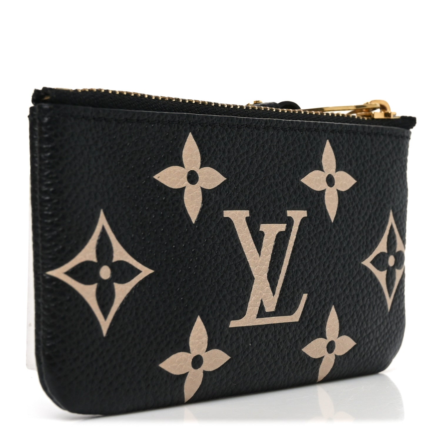 Empreinte Monogram Giant Key Pouch Black Beige