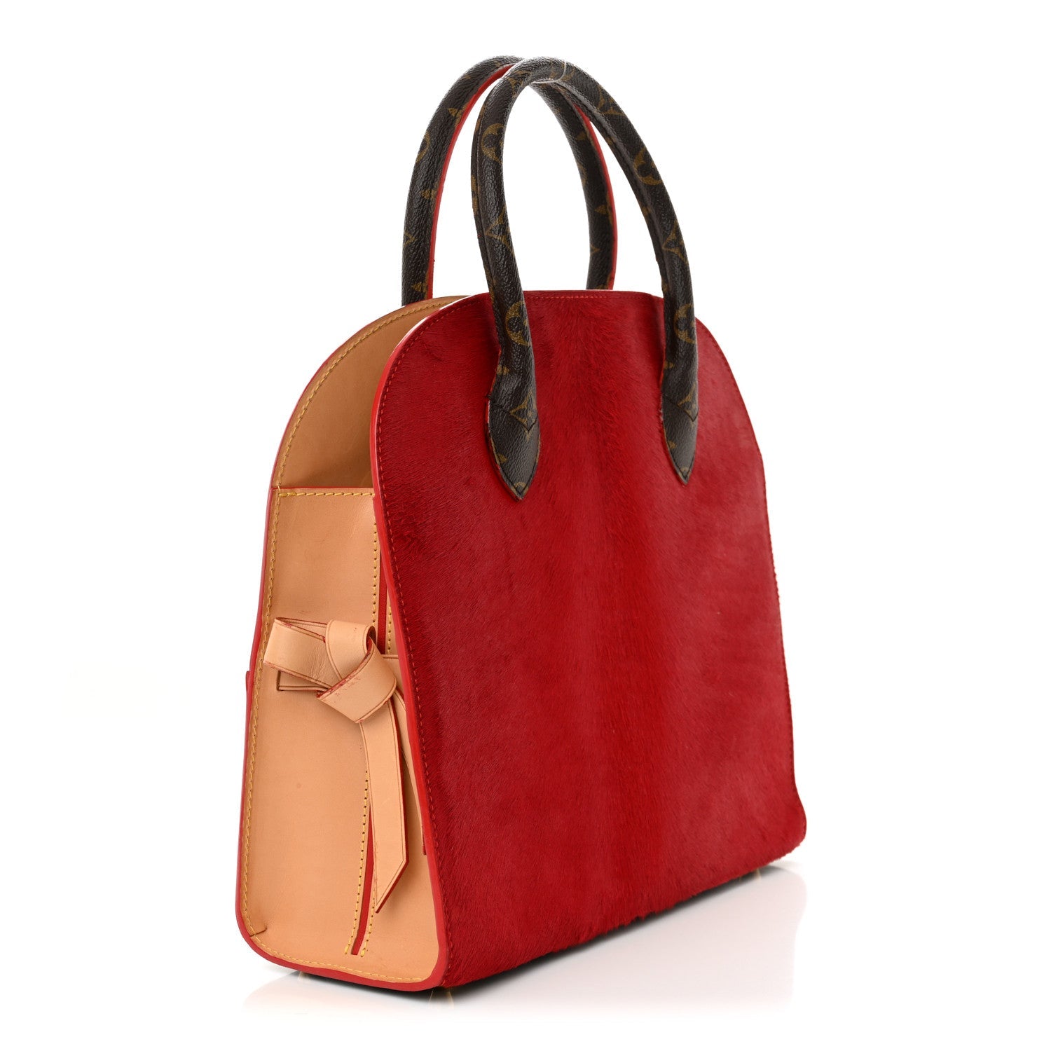 Monogram Calf Hair Spikes Iconoclasts Christian Louboutin Red
