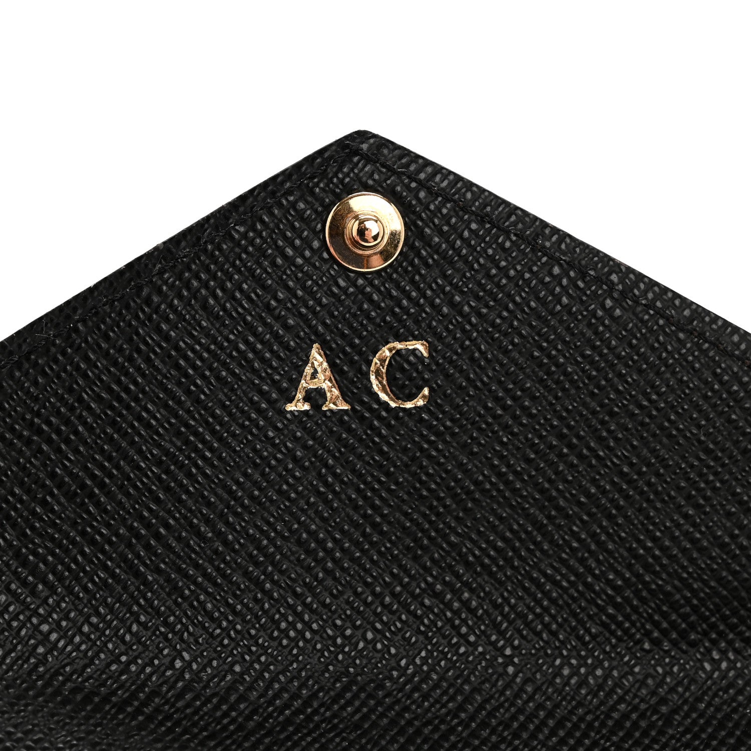 Monogram Recto Verso Card Holder Black