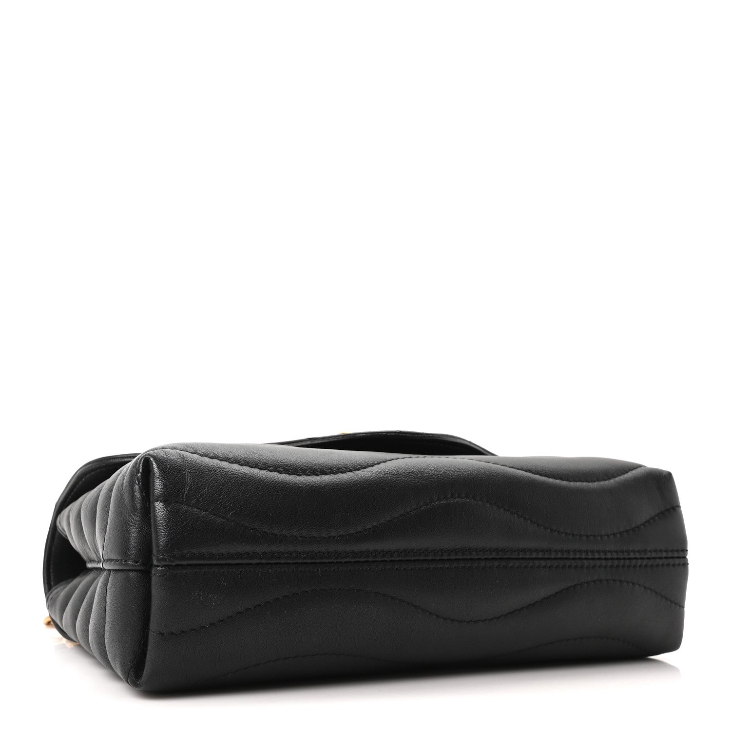 Calfskin LV New Wave Chain Bag Black