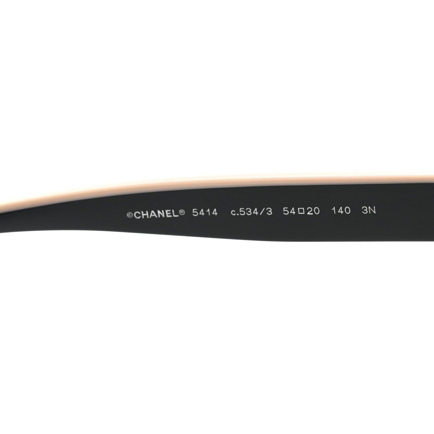 Acetate CC Butterfly Sunglasses 5414 Black Beige