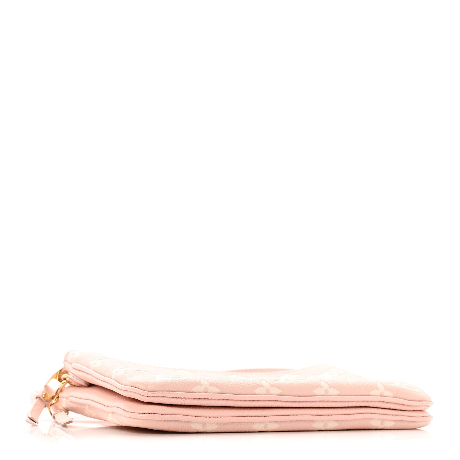 Empreinte Monogram Double Zip Pochette Rose