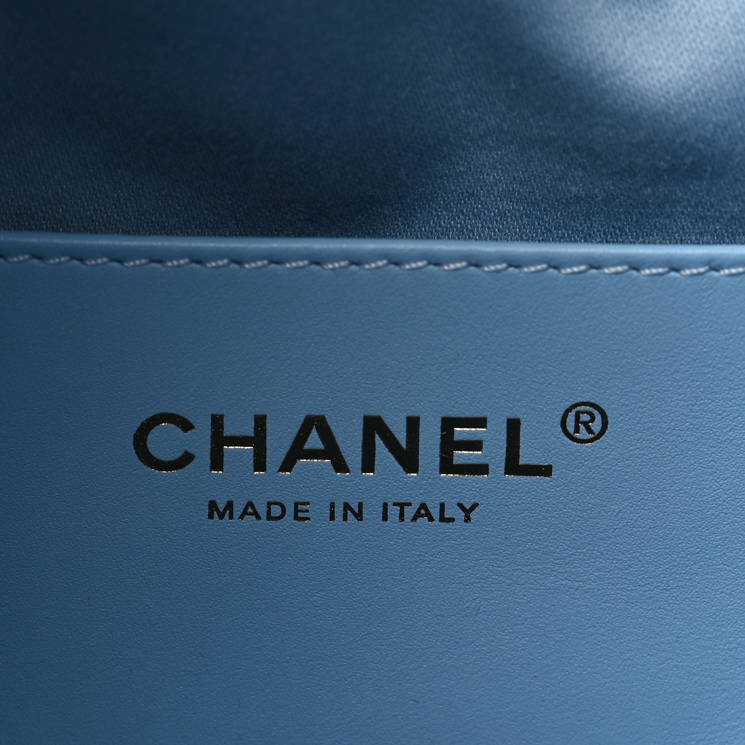 Washed Denim Quilted Small Chanel 25 Handbag Blue