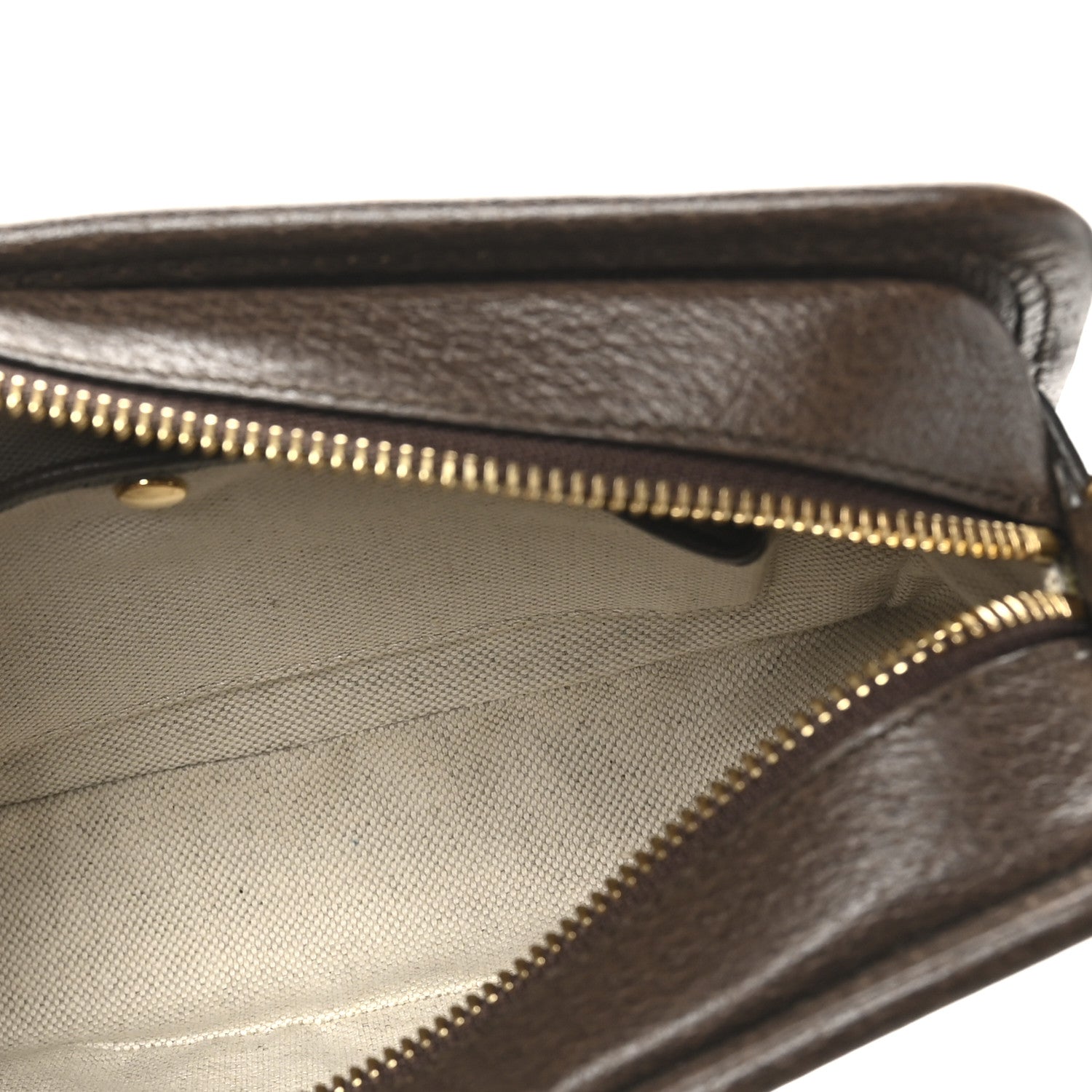 Monogram Jumbo GG Textured Dollar Calfskin Web Mini Crossbody Bag Camel Ebony New Acero