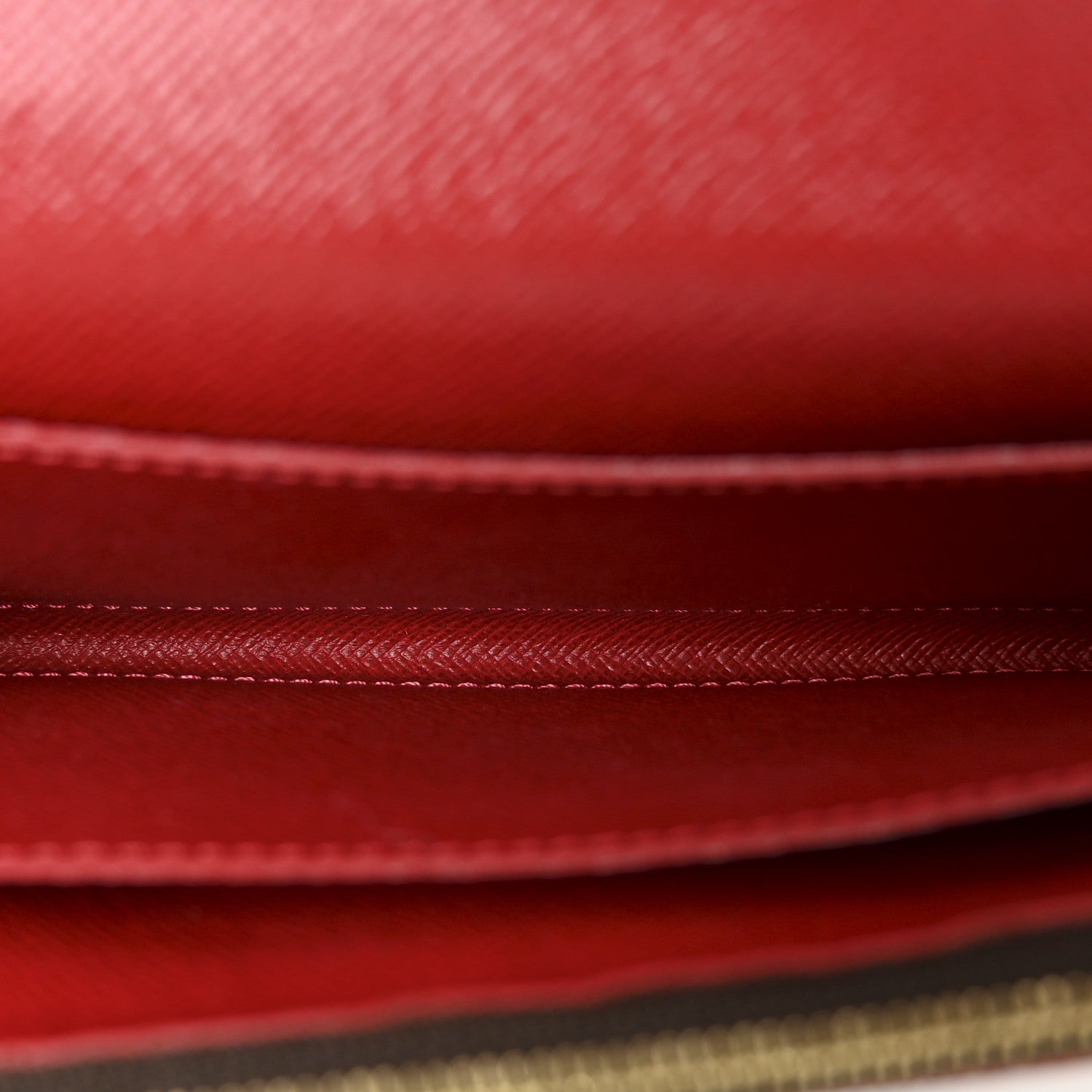 Damier Ebene Caissa Wallet Cherry
