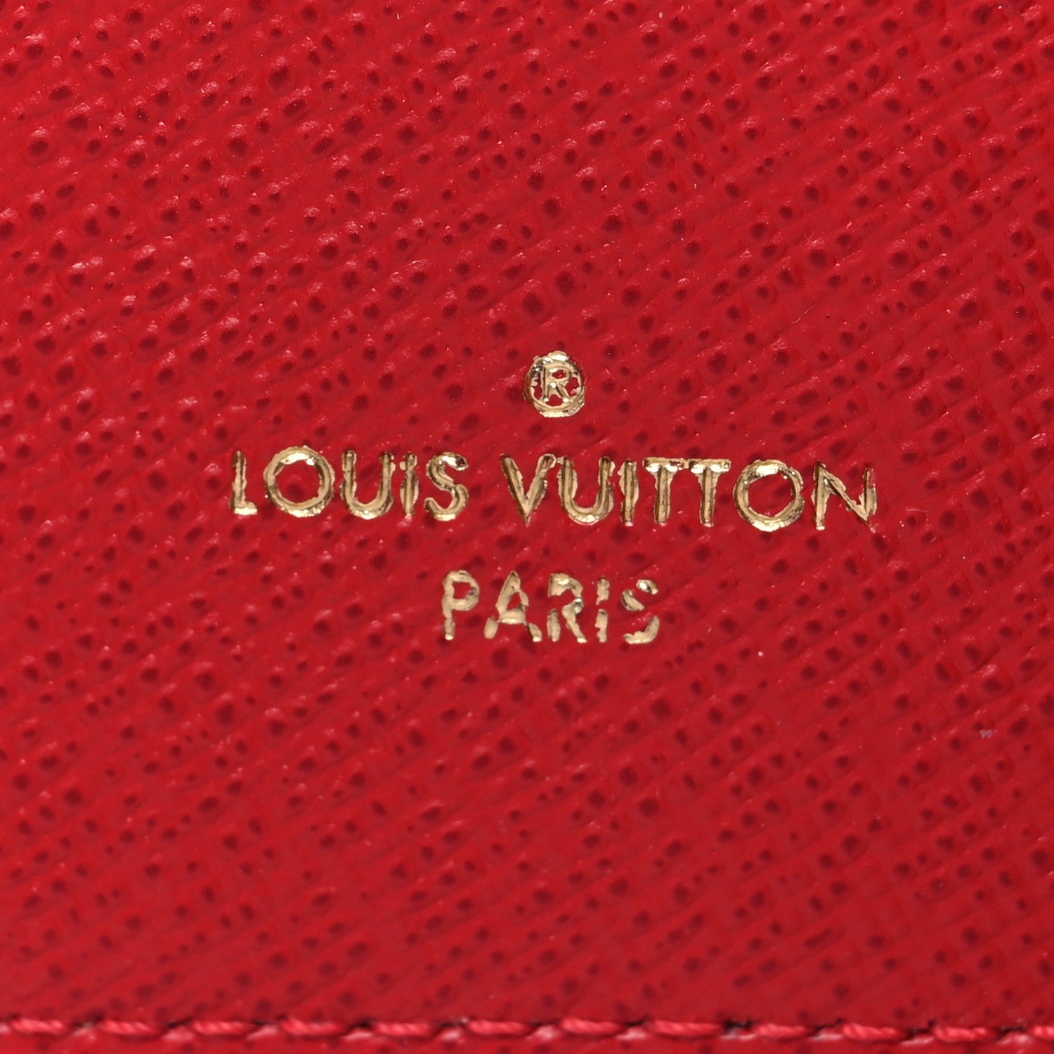 Damier Ebene Victorine Wallet Red