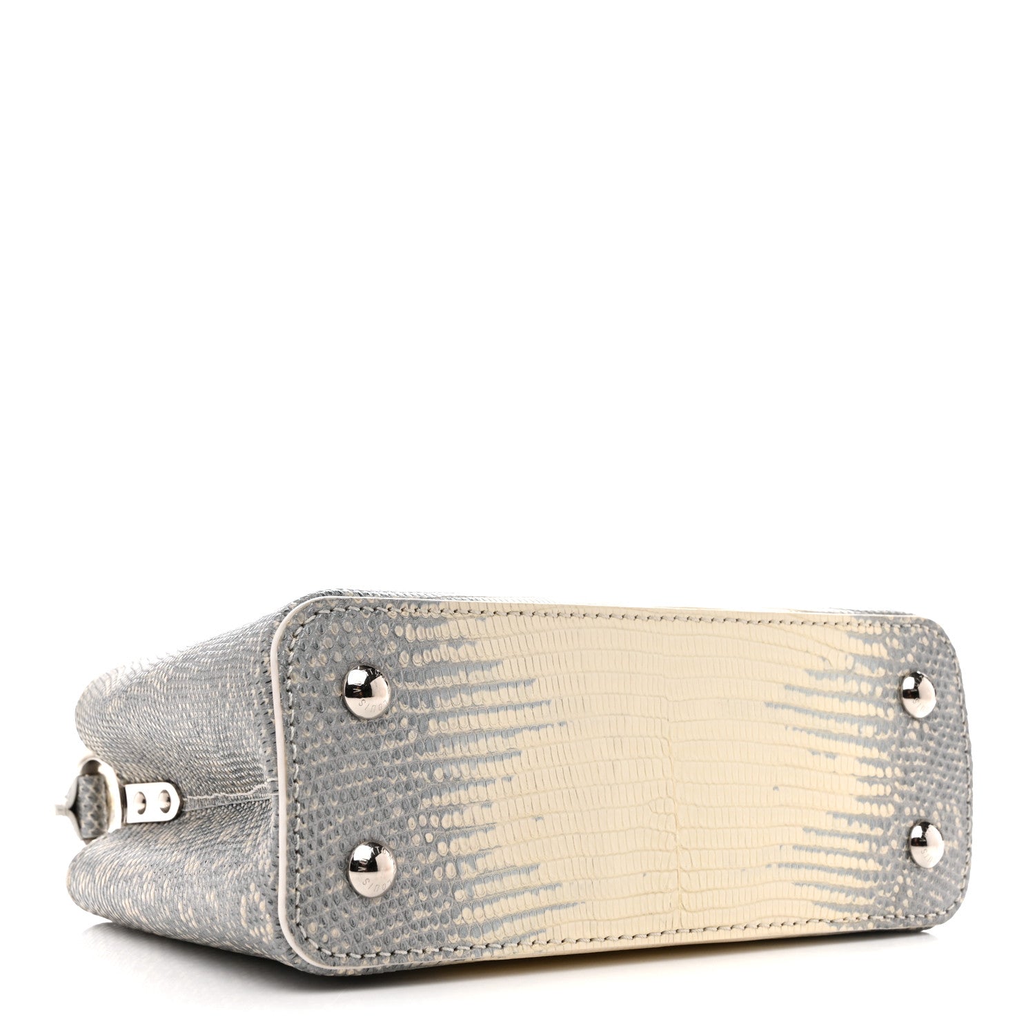 Lizard Capucines Mini White