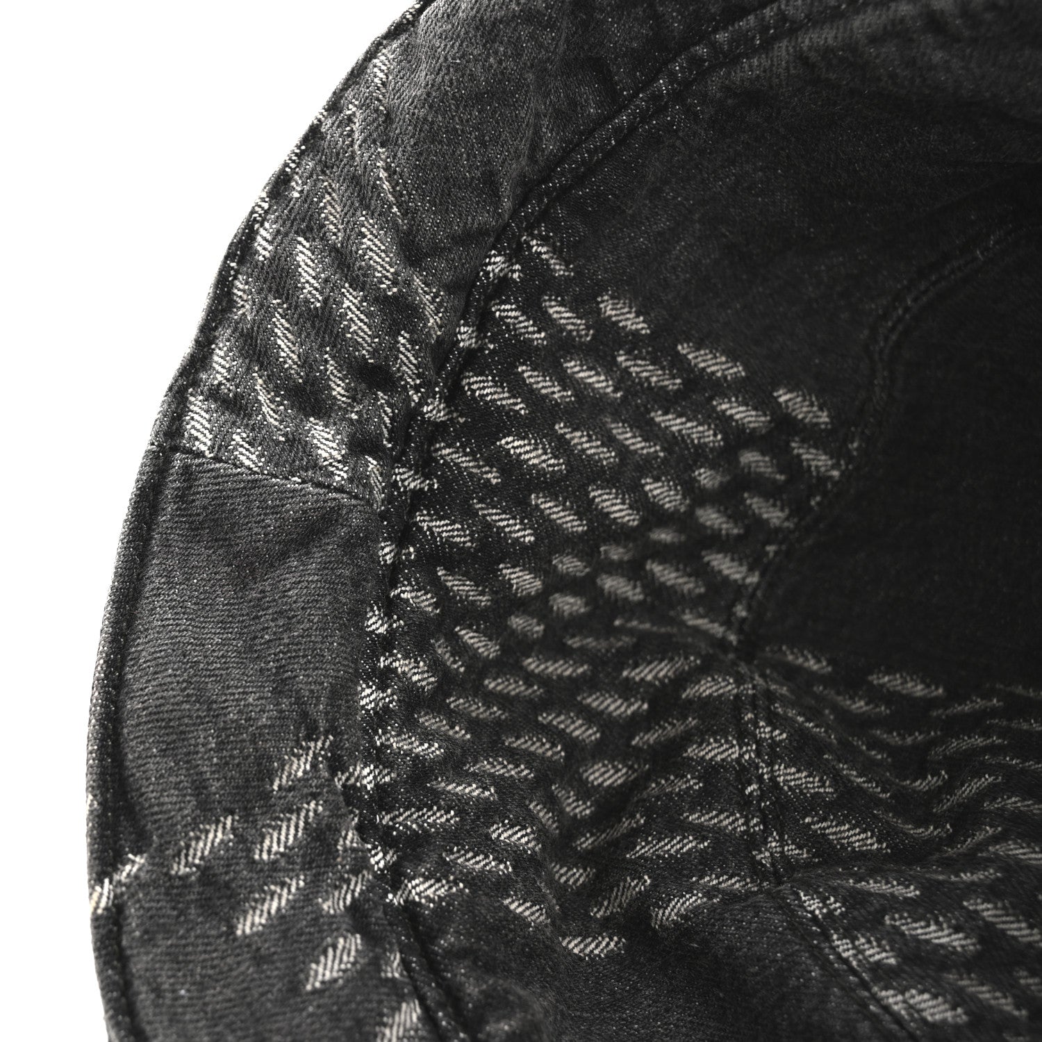 x NIGO Monogram Giant Denim Giant Damier Wave Sun Hat 60 Gray