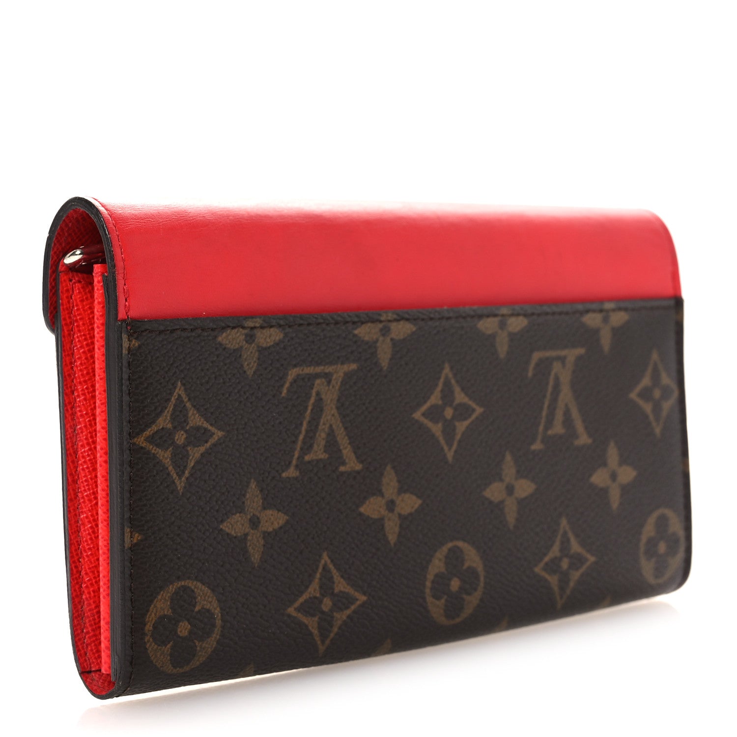 Monogram Tribal Mask Sarah Wallet Rouge