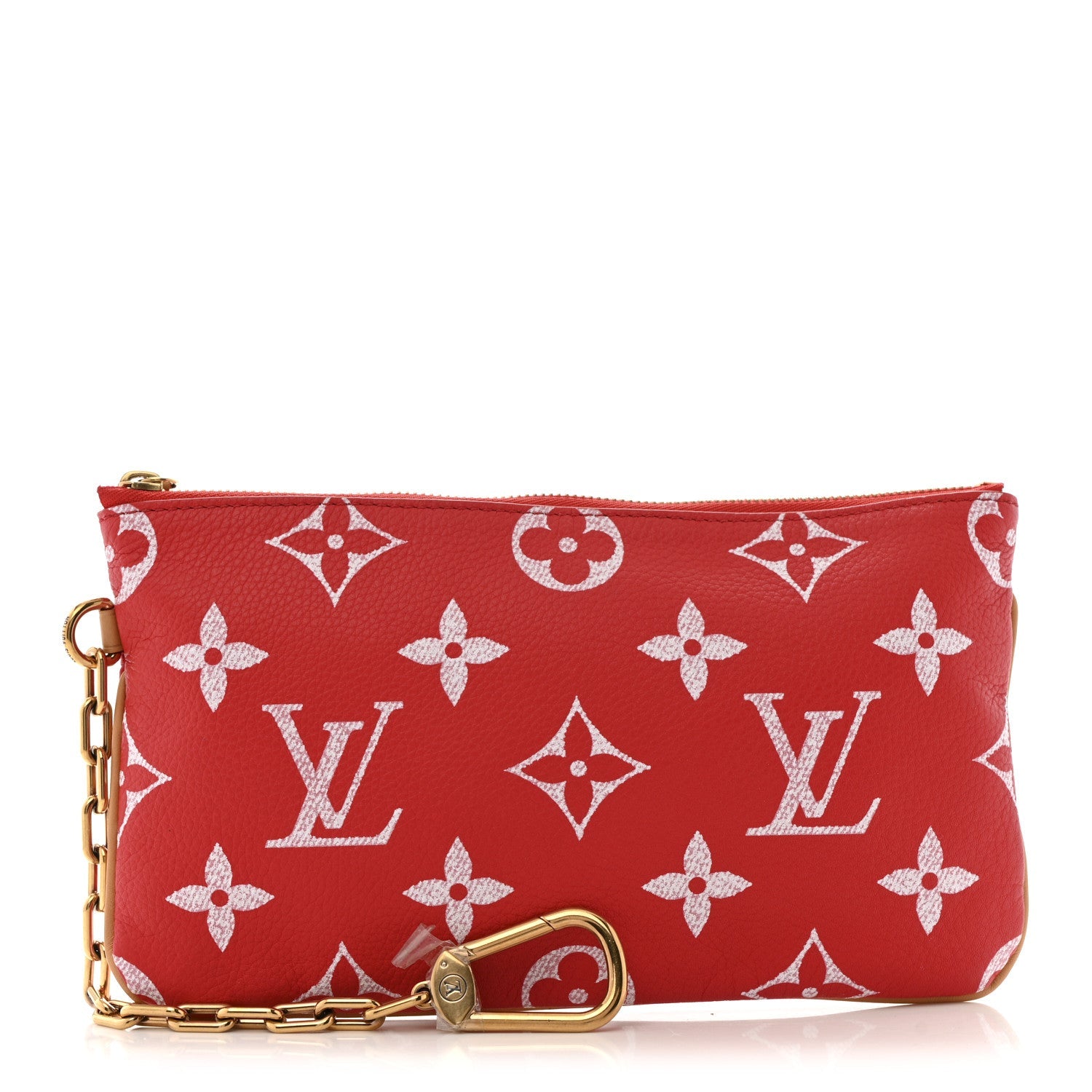 Calfskin Monogram Speedy P9 Bandouliere 50 Pochette Red