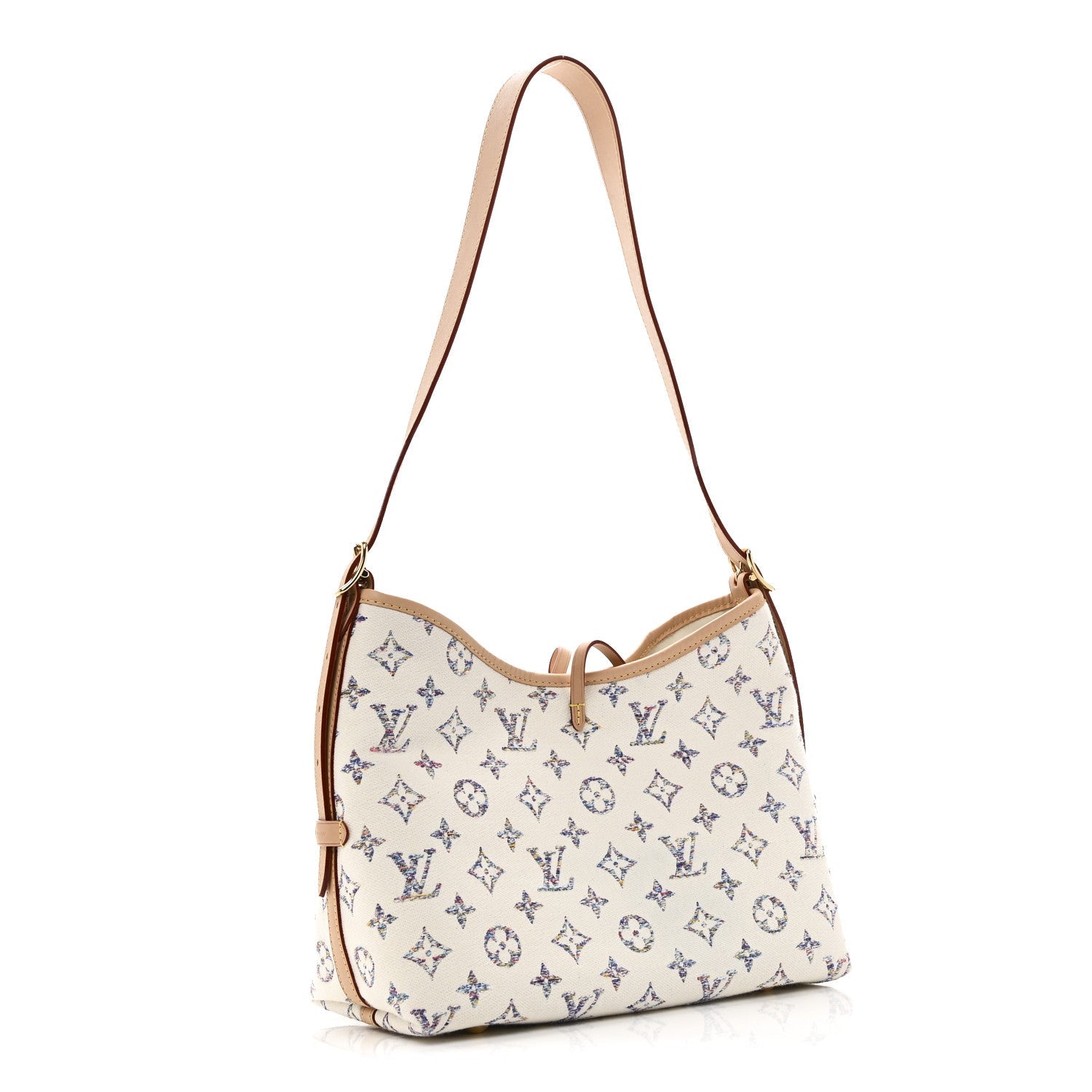 Monogram Jacquard CarryAll PM Multicolor Beige
