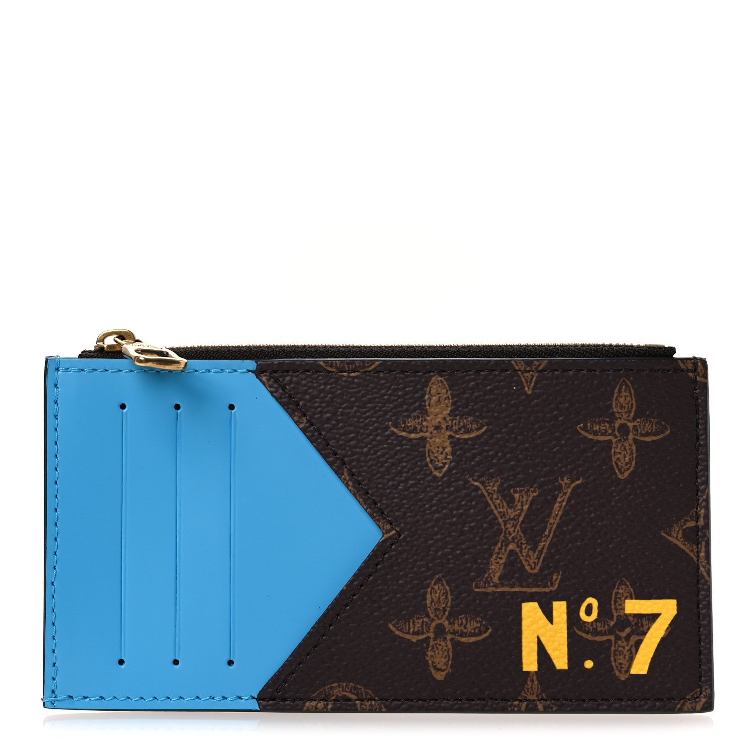 Monogram Vintage Calfskin Trunk L'œil Coin Card Holder