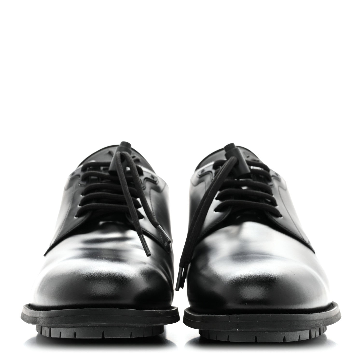 Calfskin Mens Formal Derby Shoes 9 Black