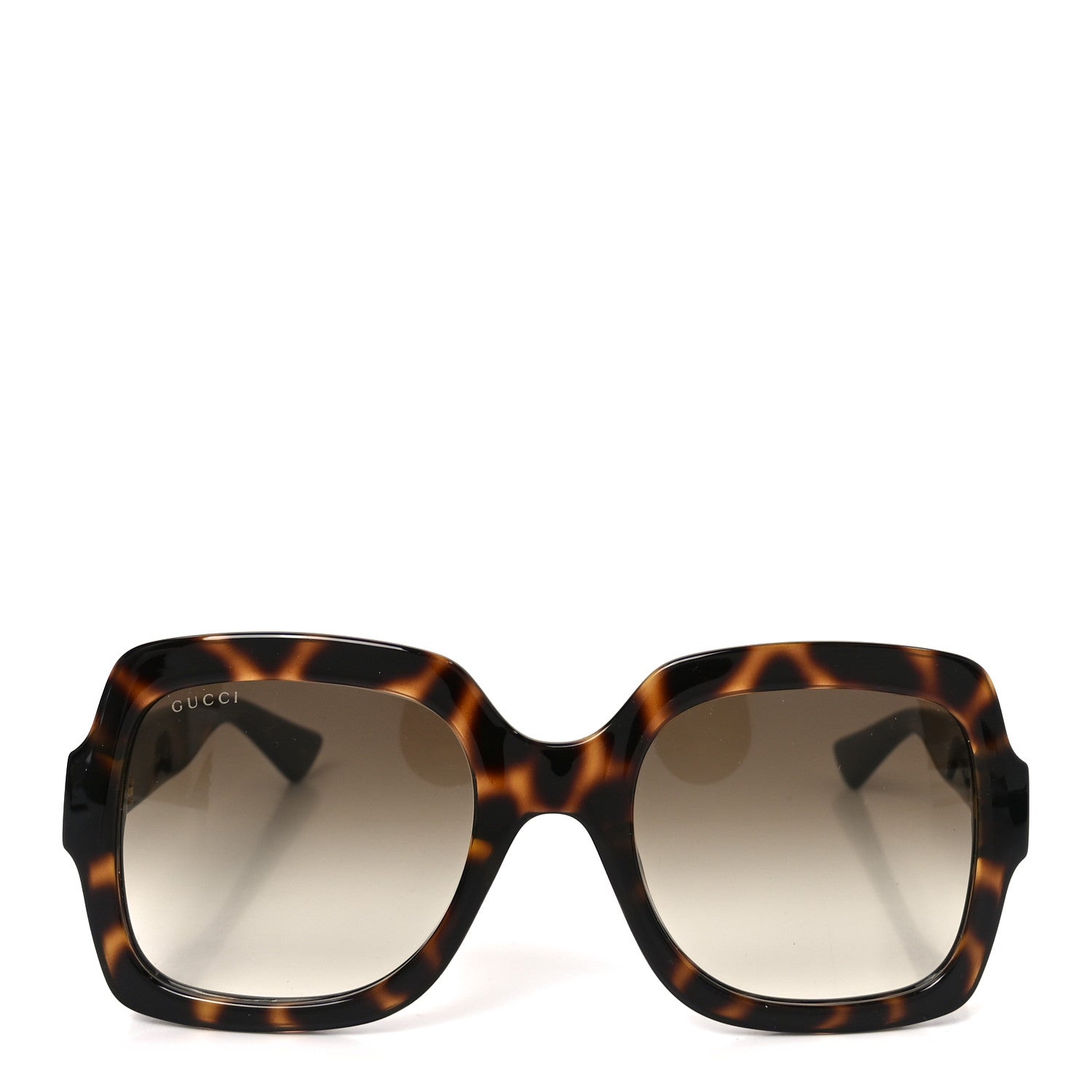 Acetate Square Frame Sunglasses GG1337S Havana