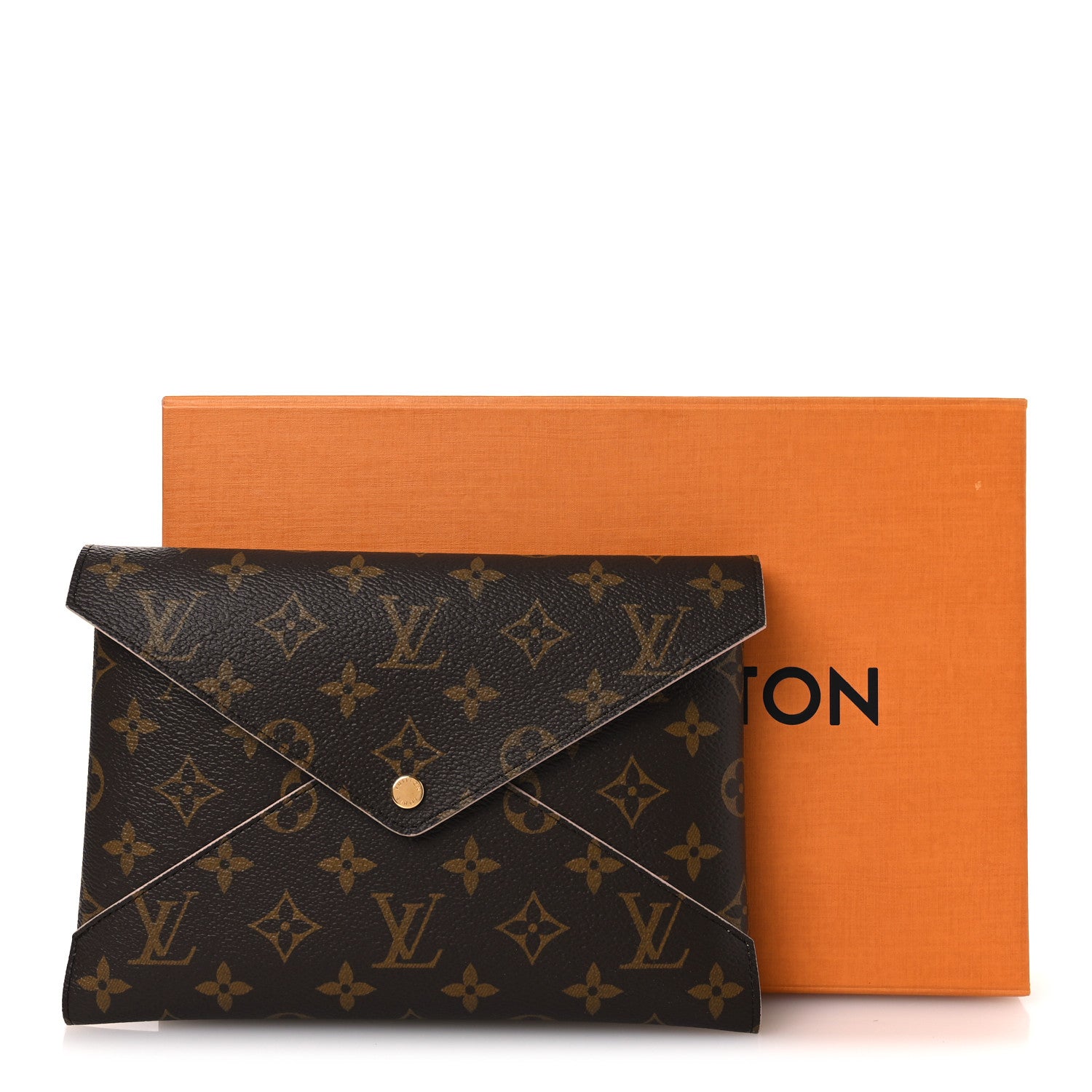 Monogram Large Kirigami Pochette Insert Rose Ballerine