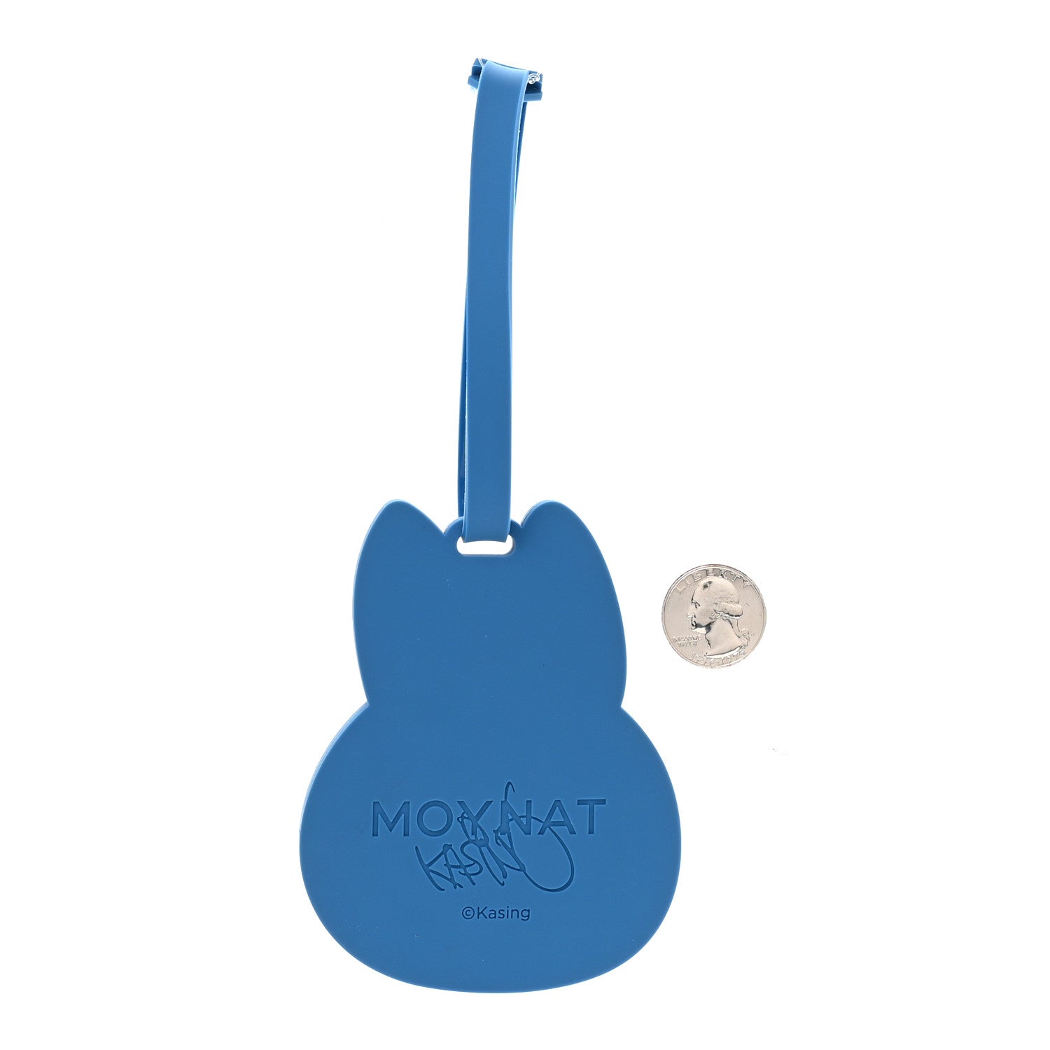 X KASING LUNG Rubber Labubu Bag Charm Blue