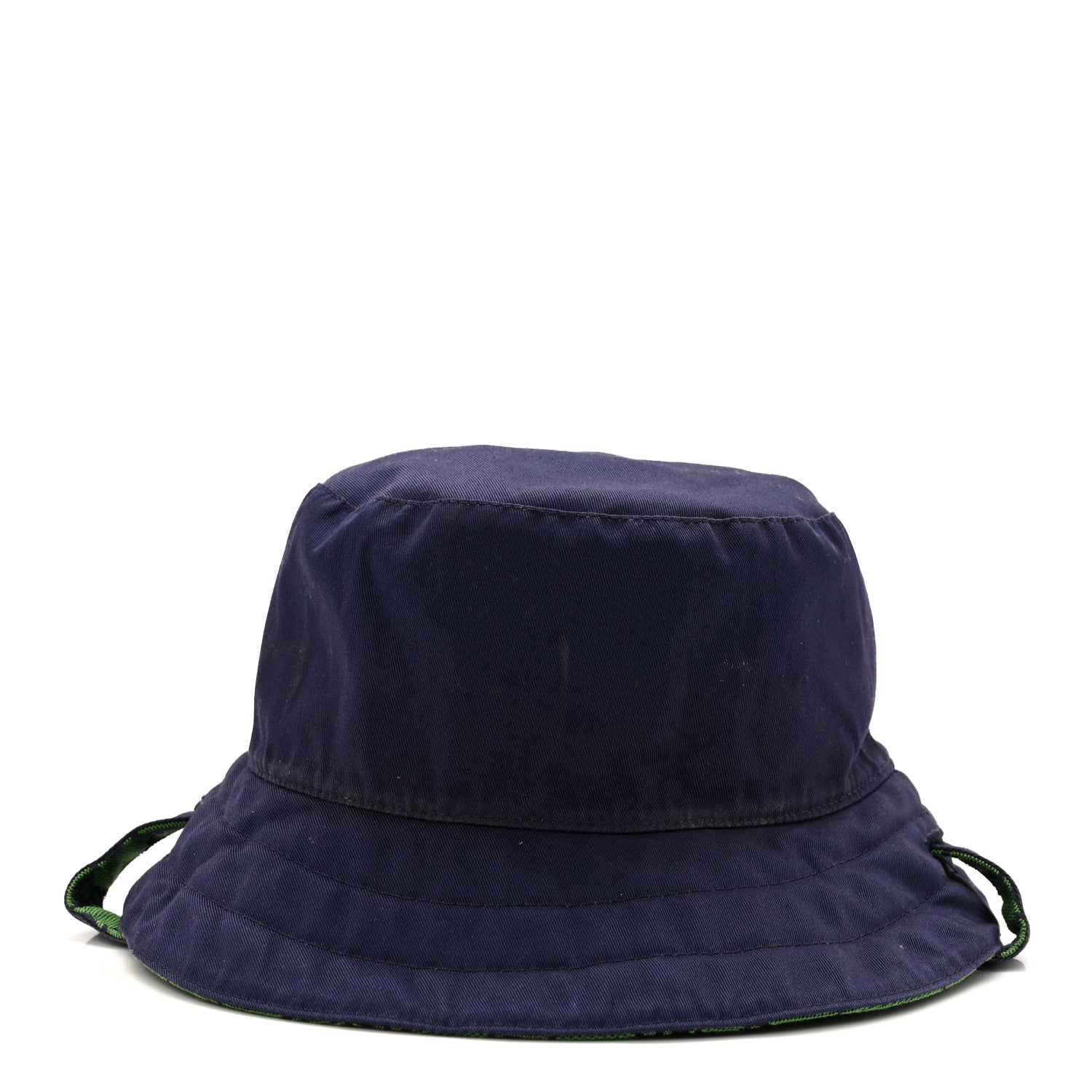Monogram Multicolor Reversible Self-Tie Bucket Hat S Green Blue