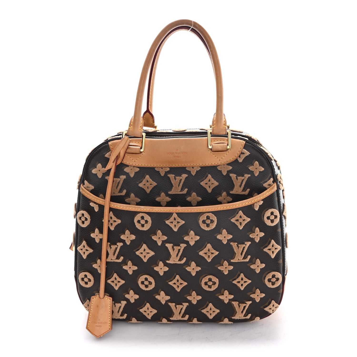 Monogram Tuffetage Deauville Cube Caramel