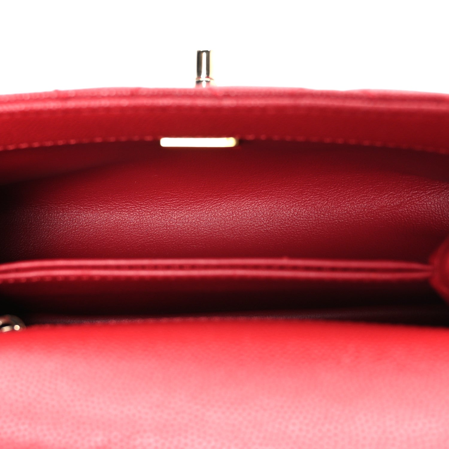 Caviar Quilted Extra Mini Coco Handle Flap Red