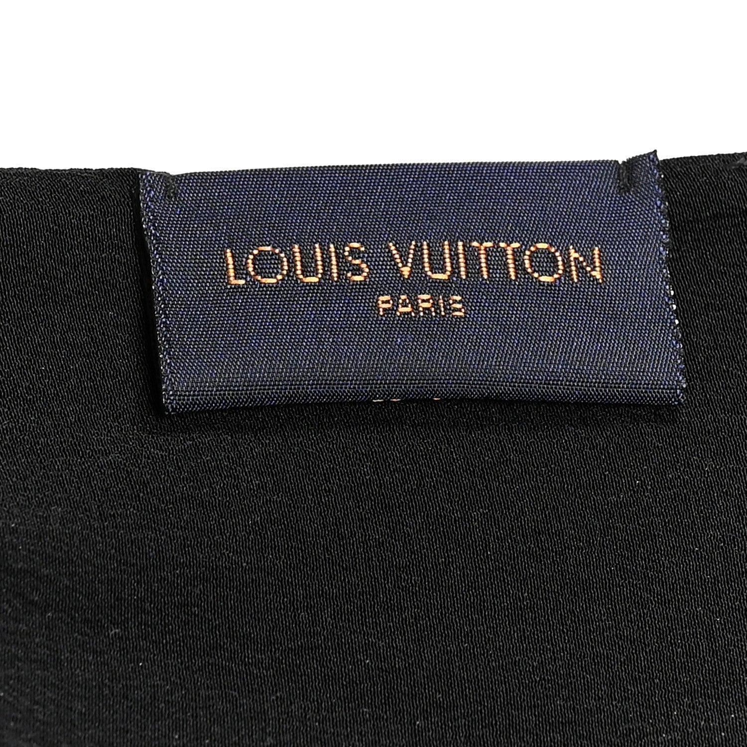 Silk Monogram So Glitter Stole Black