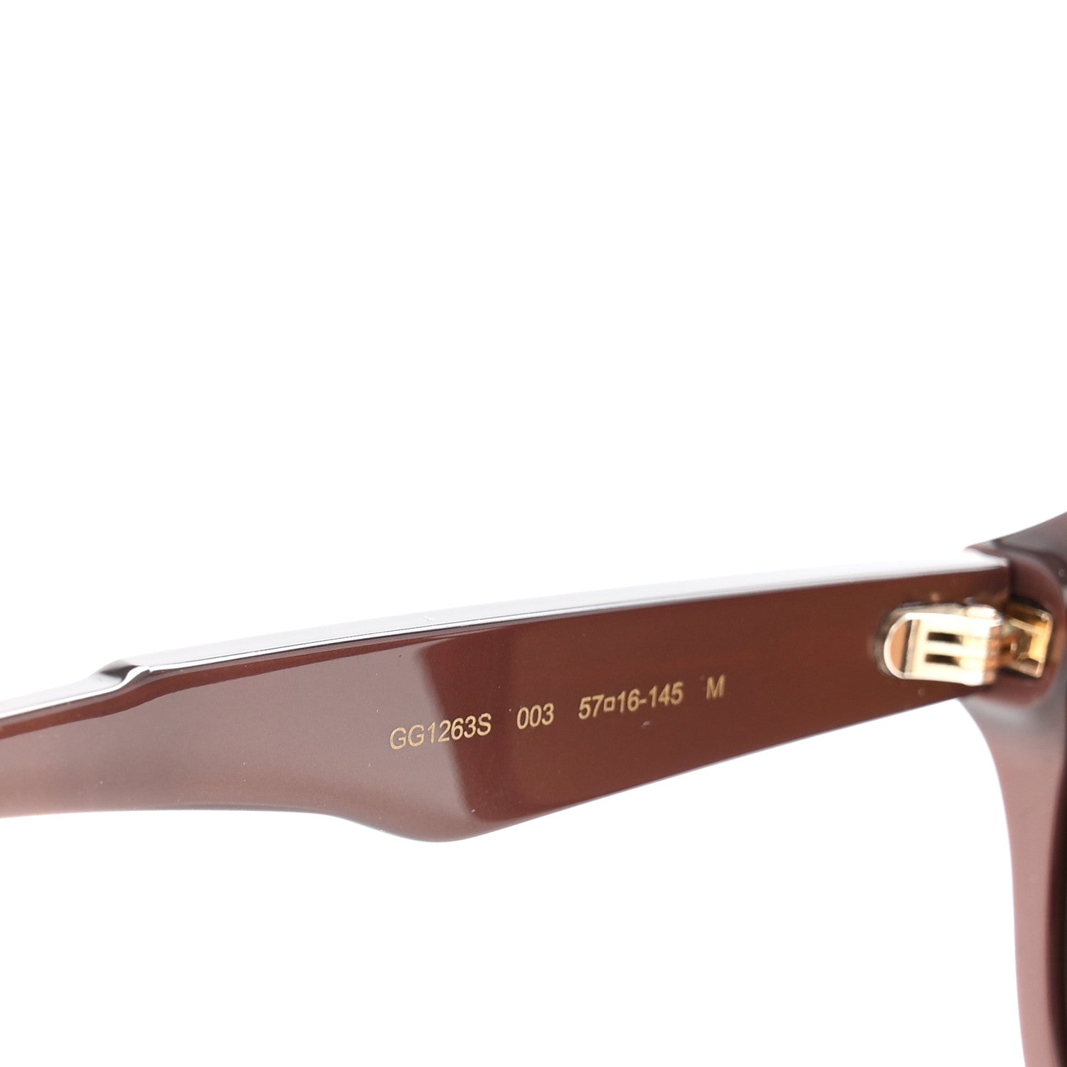 Acetate Aviator Sunglasses GG1263S Burgundy