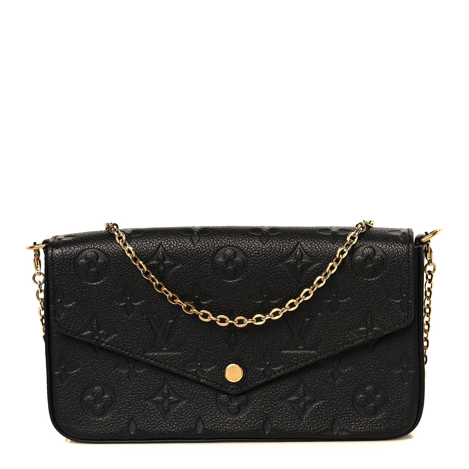 Empreinte Pochette Felicie Chain Wallet Black
