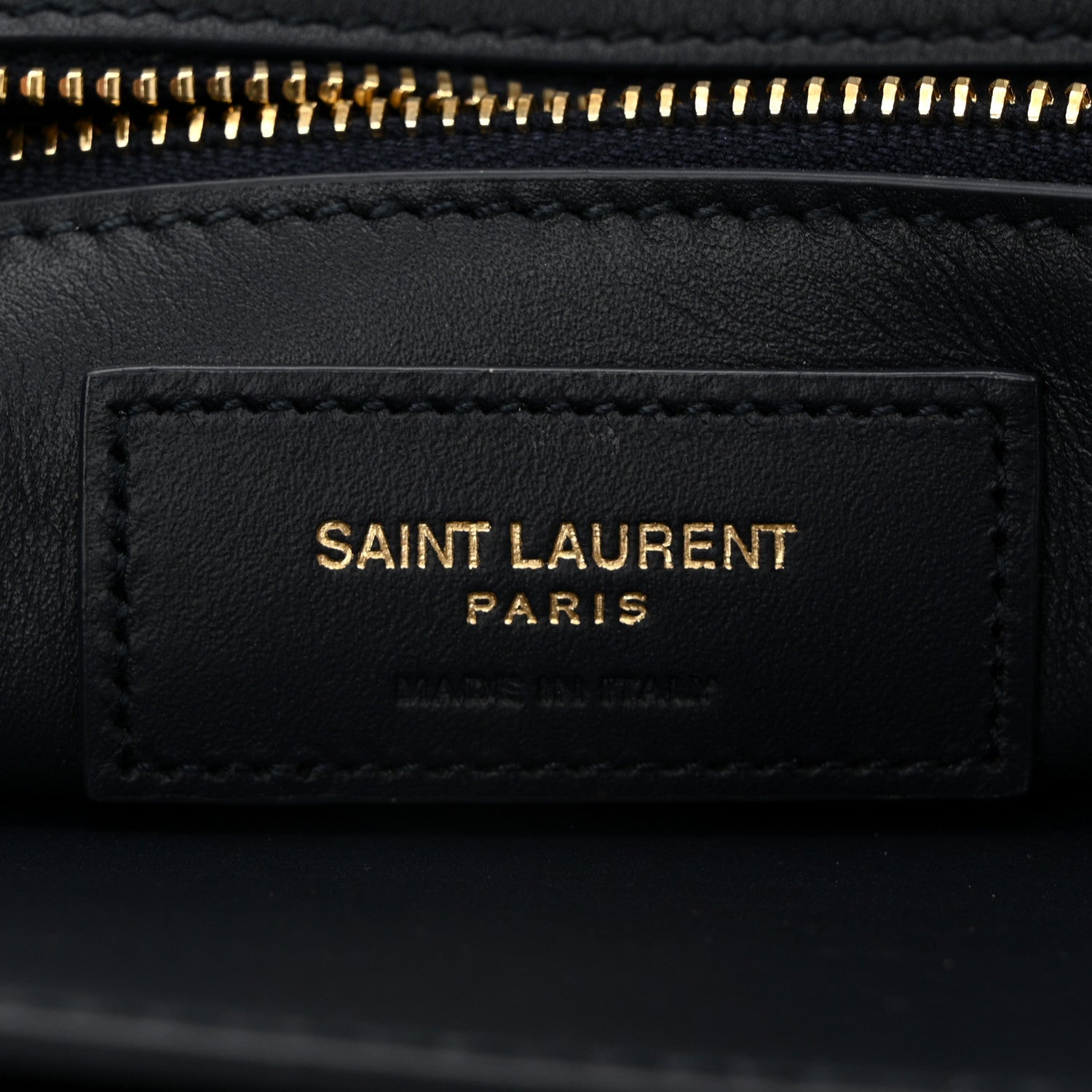 Lambskin Quilted Le Maillon Satchel Marine