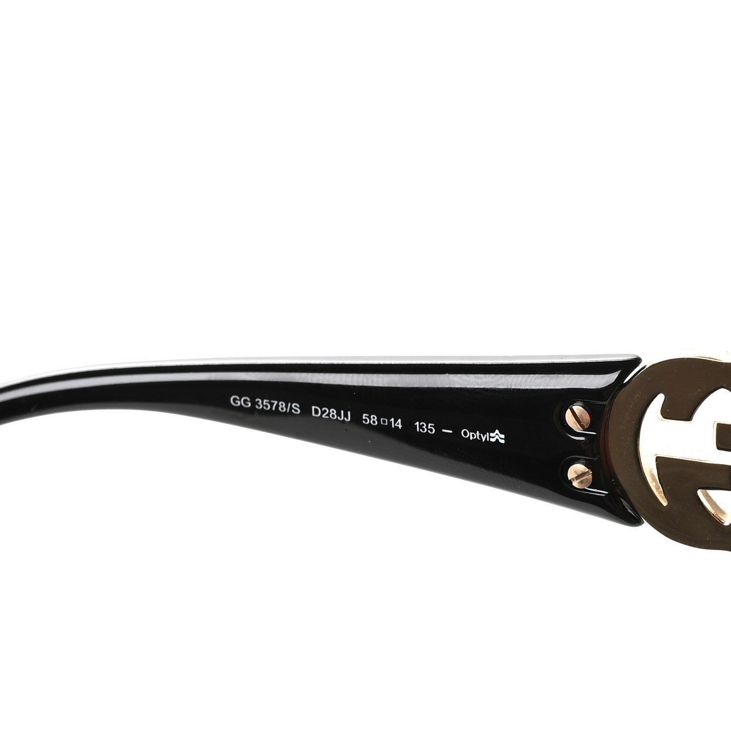 Acetate Crystal GG Sunglasses 3578/S Black