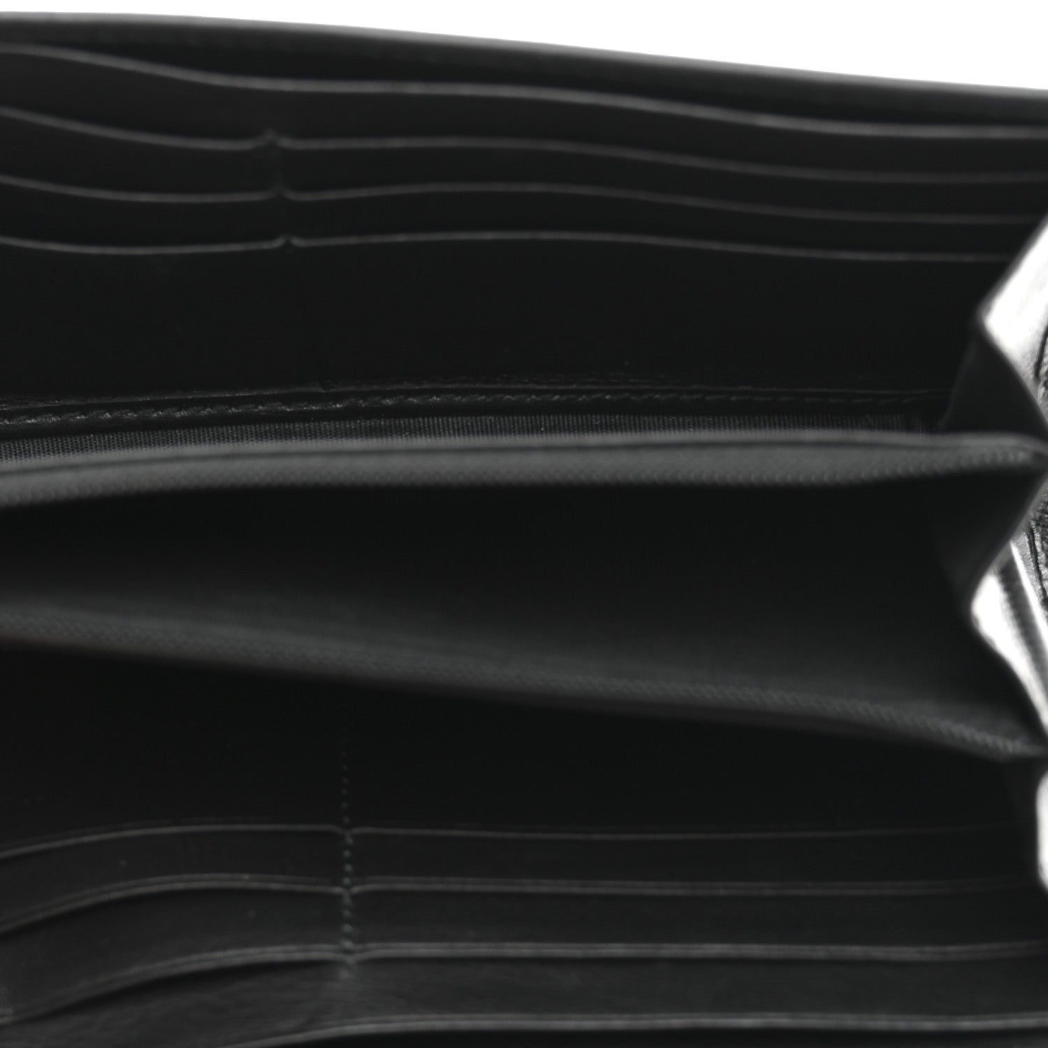 Guccissima Signature Microguccissima Bree Continental Wallet Black