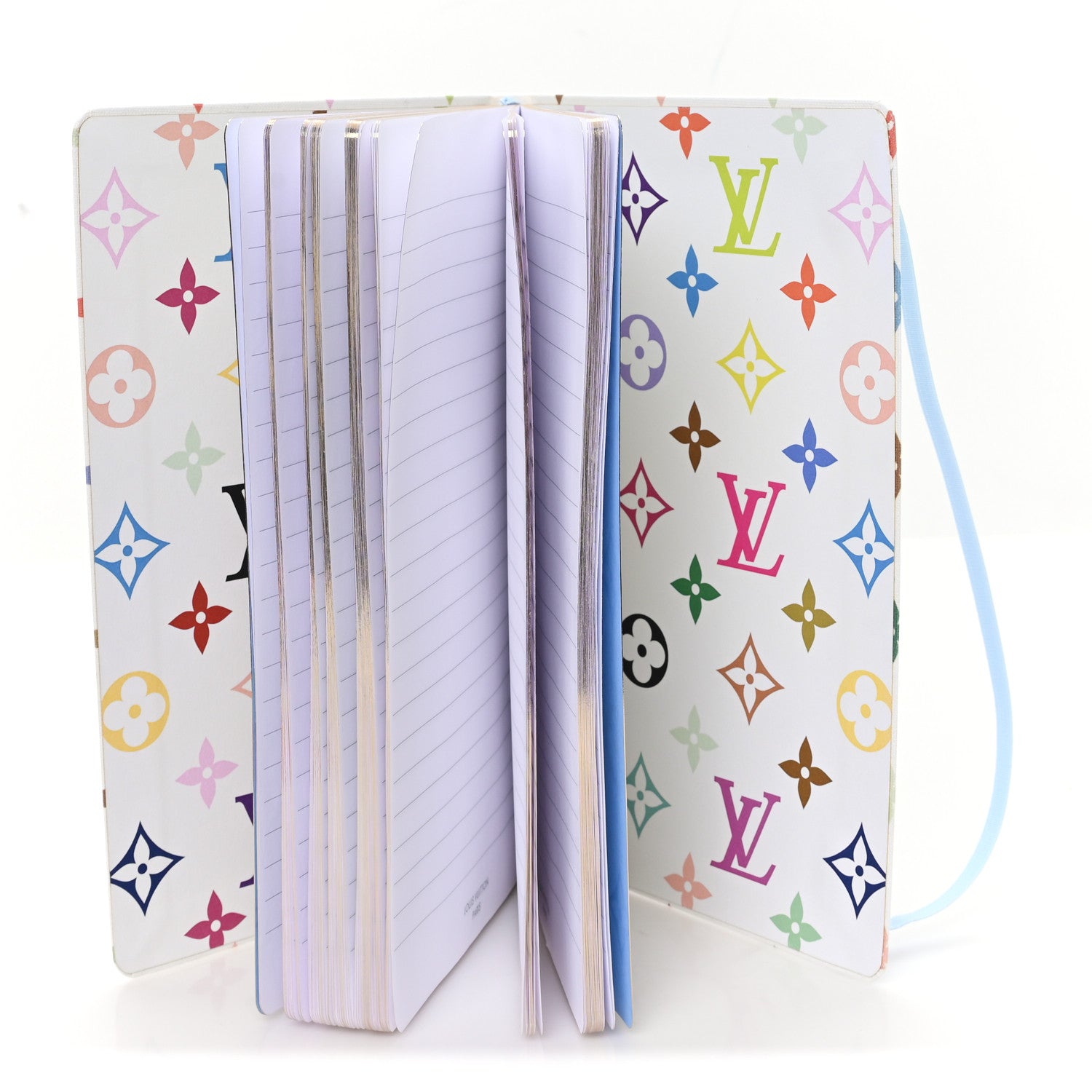 LV x TM Monogram Multicolor Jane Notebook MM White