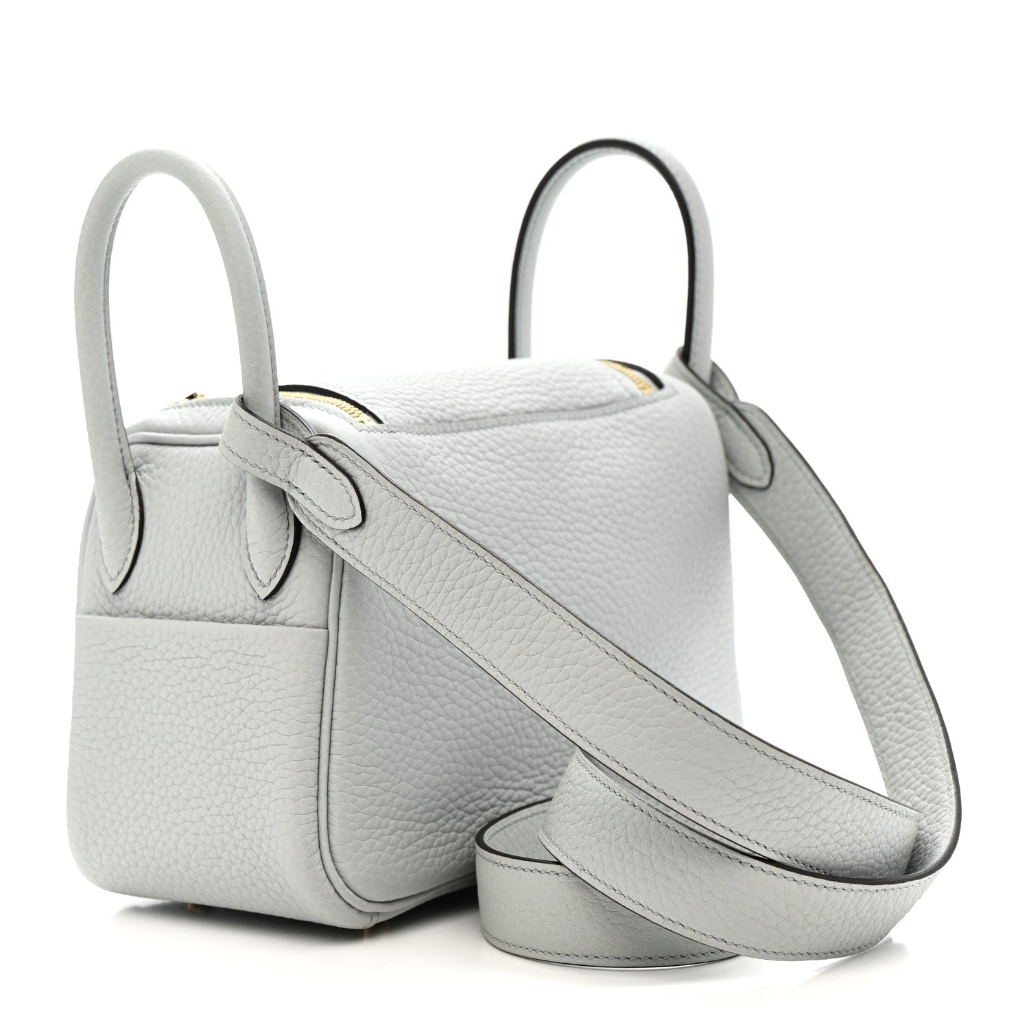 Taurillon Clemence Mini Lindy 20 Bleu Pale