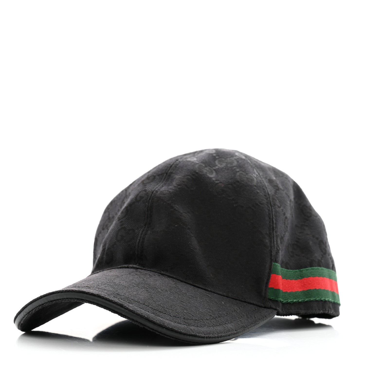 Monogram Web Baseball Hat XL Black