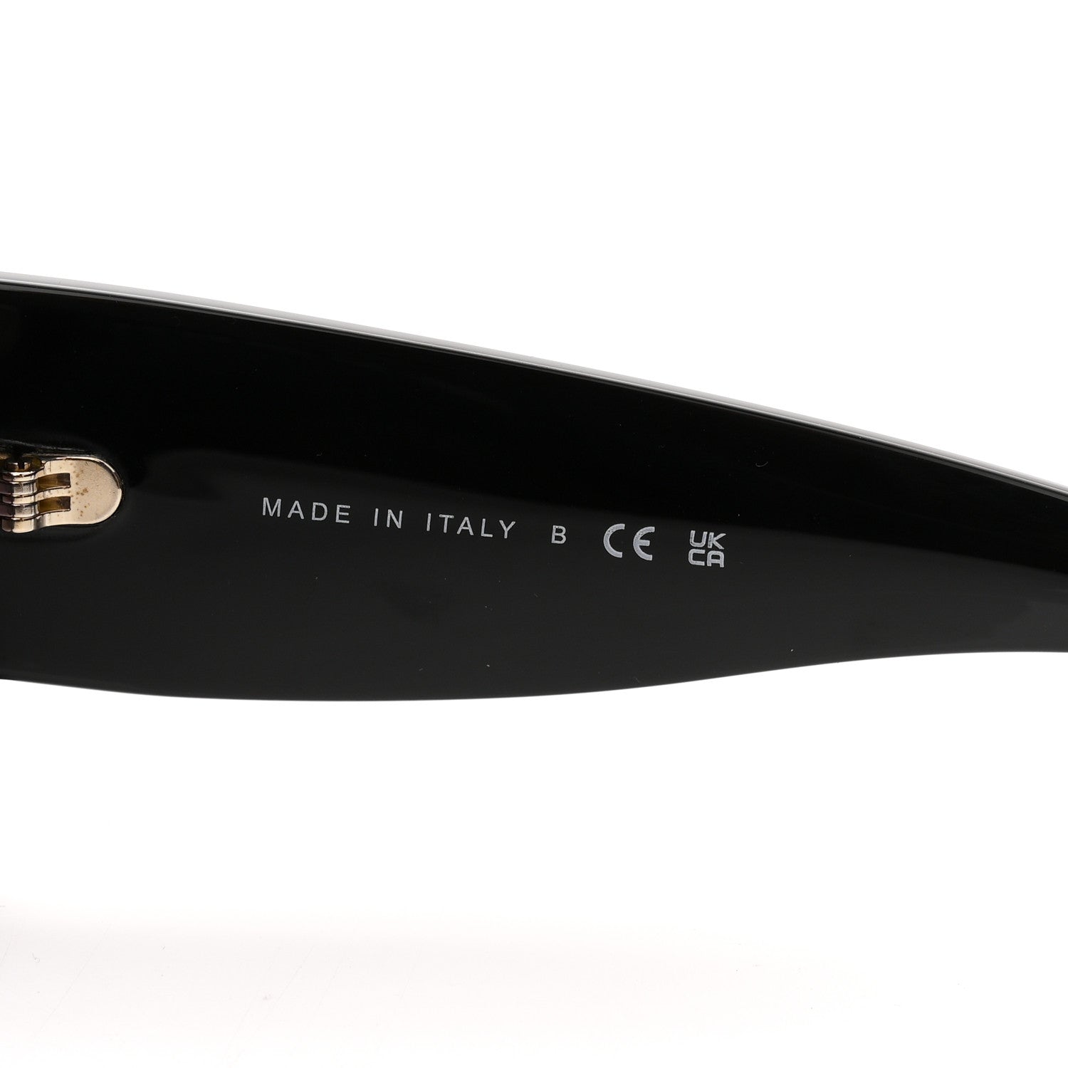 Acetate Pearl Rectangle Sunglasses 5480-H Black